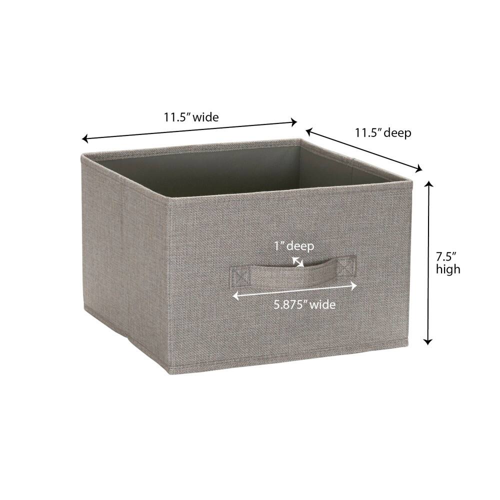 Household Essentials 11.5" Open Storage Box