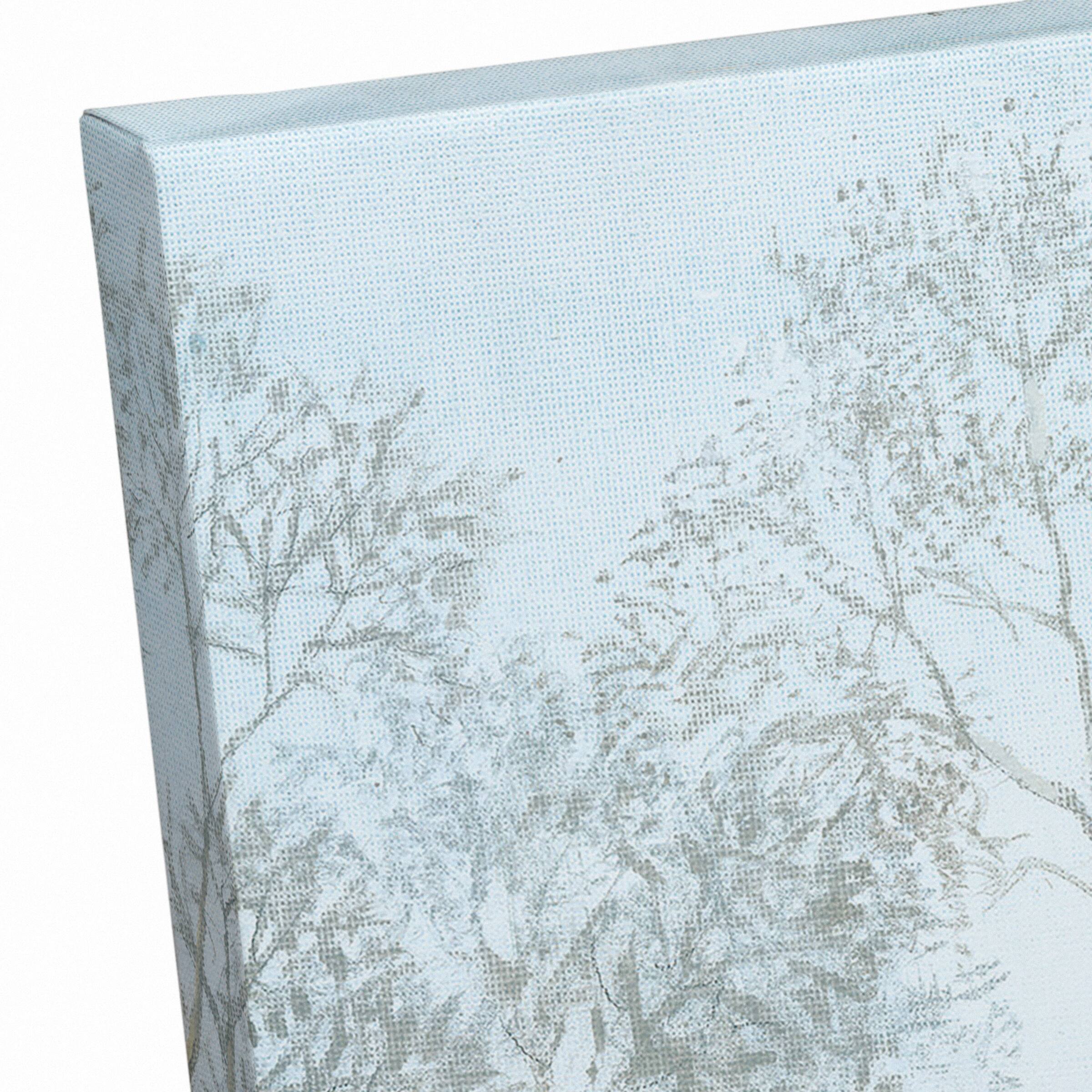 Doe Walking In The Snow 30x40 Canvas Wall Art