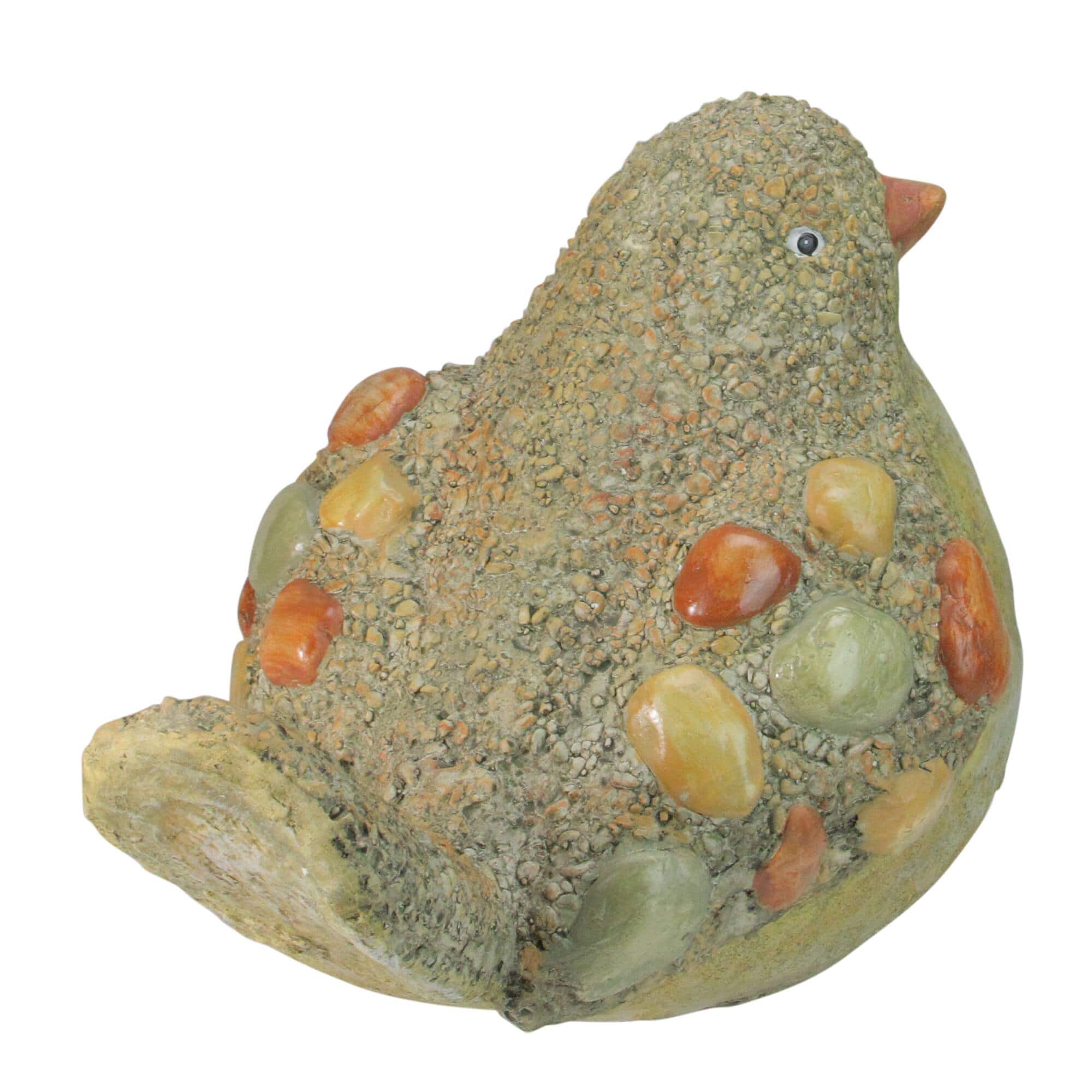 17.5" Weathered Bird Spring Patio Garden Statue