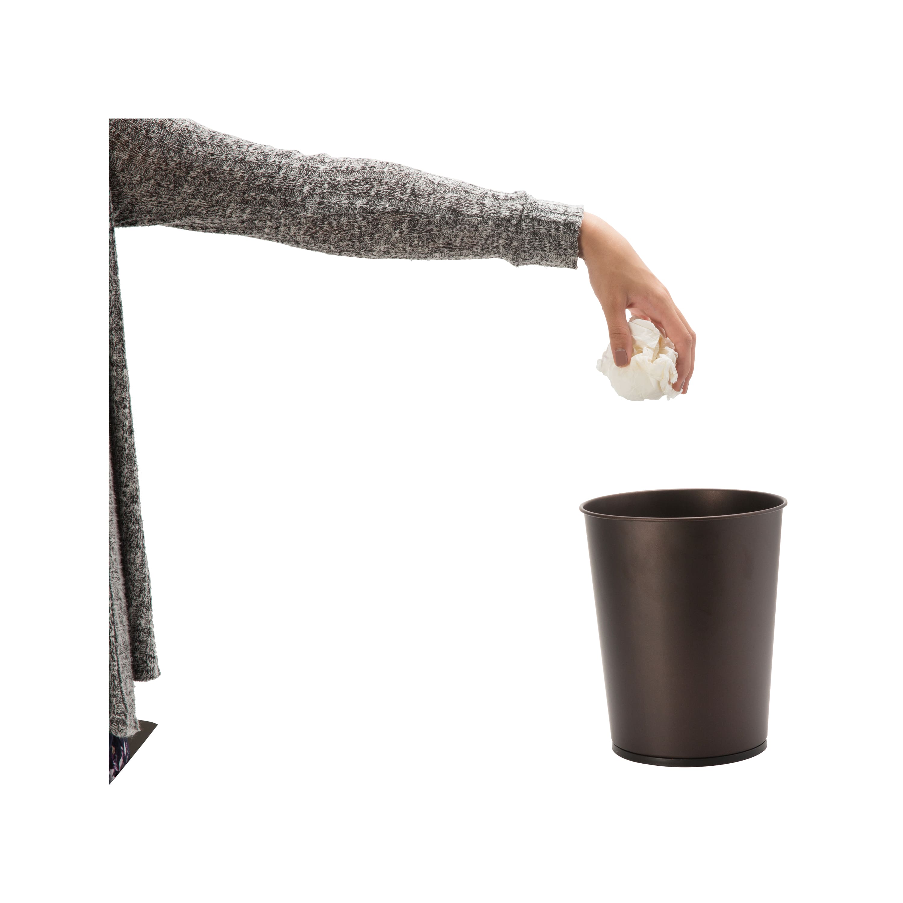 Bath Bliss Bronze Trash Can