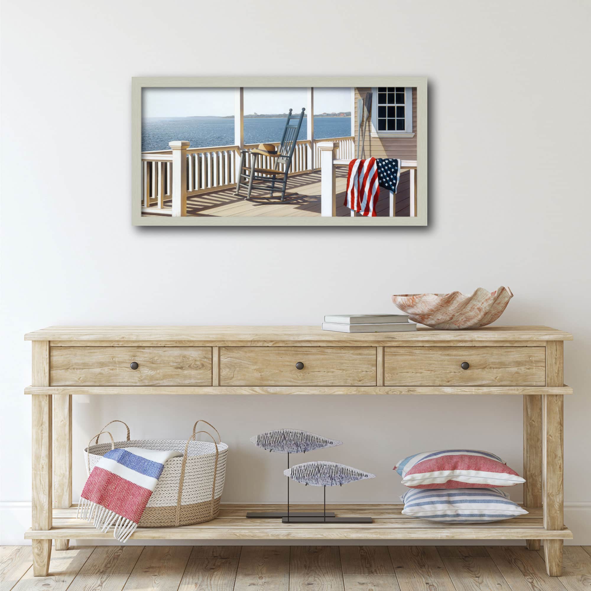 Courtside Market® Celebrate 250™ 12" x 24" Wounded Warrior Project® Independence Framed Canvas