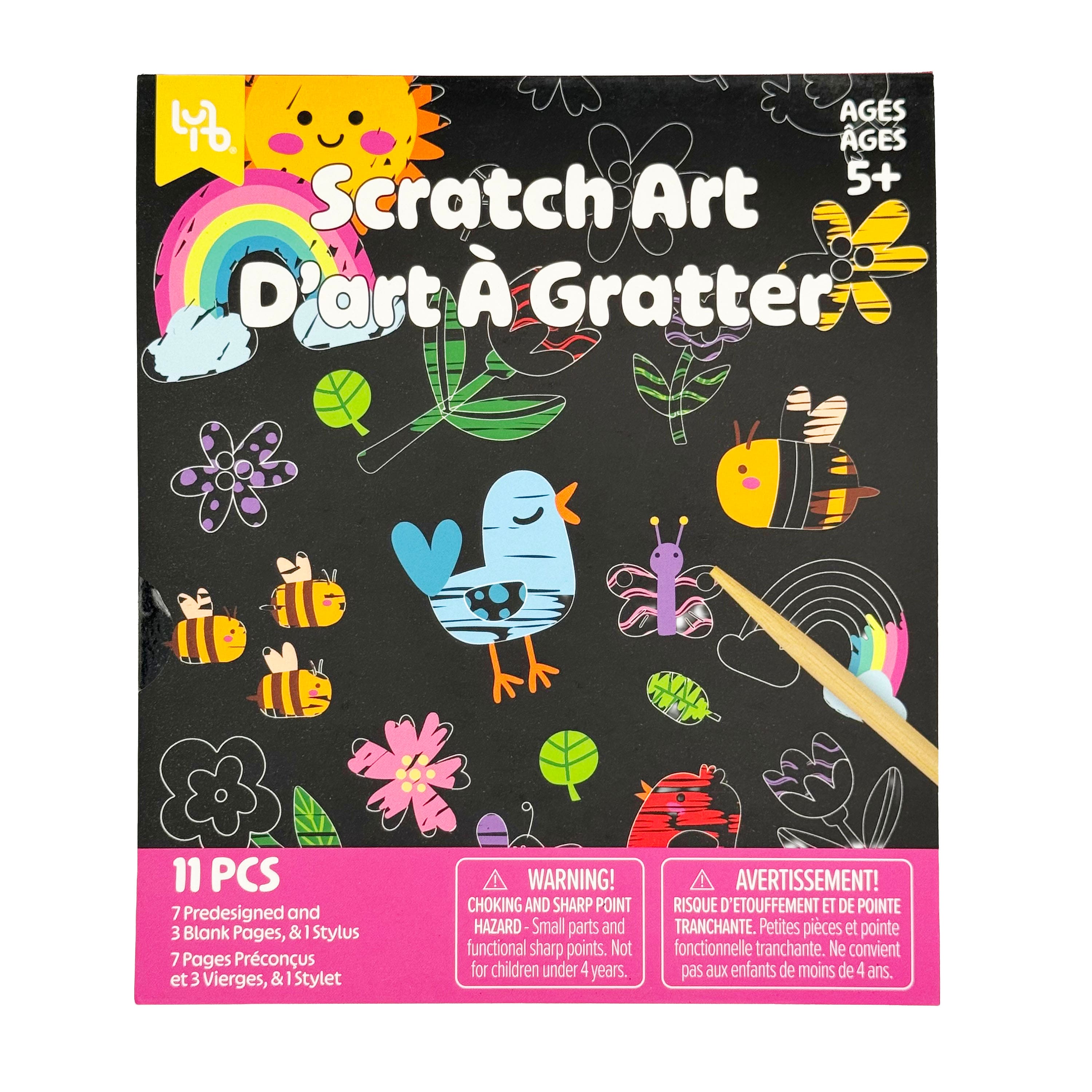 Little Yellow Bicycle® Spring Scratch Art Kit