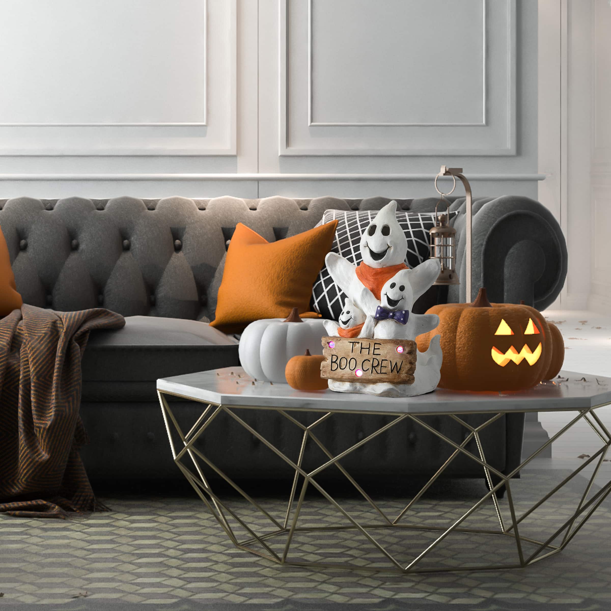 21" Boo Crew Ghost Trio with LED Light