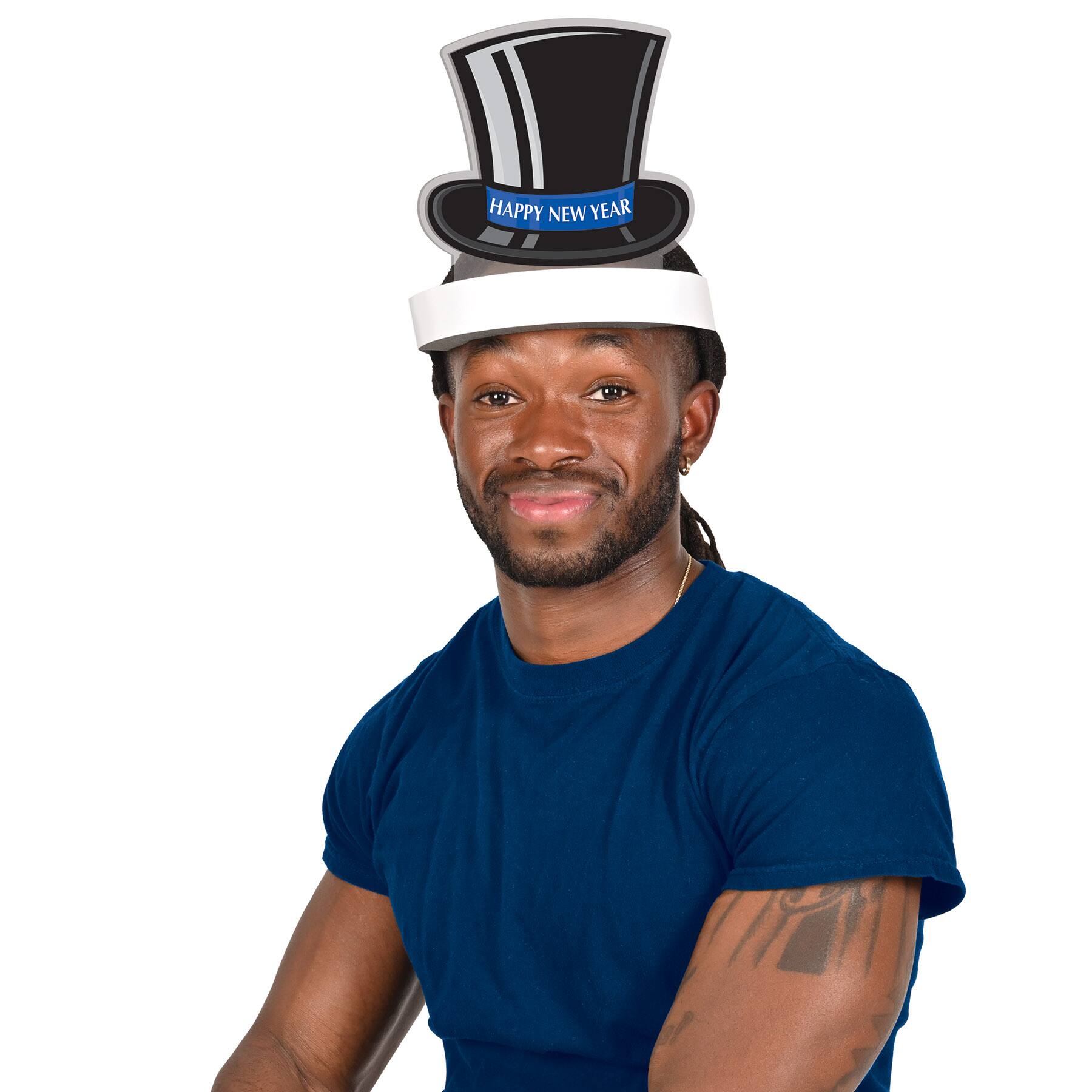 Beistle Happy New Year Top Hat Headbands, 2ct.