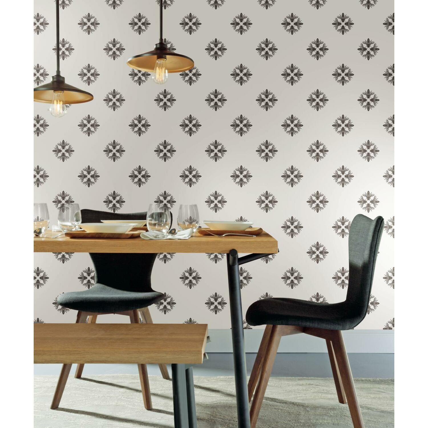 RoomMates Honey Bee Peel & Stick Wallpaper
