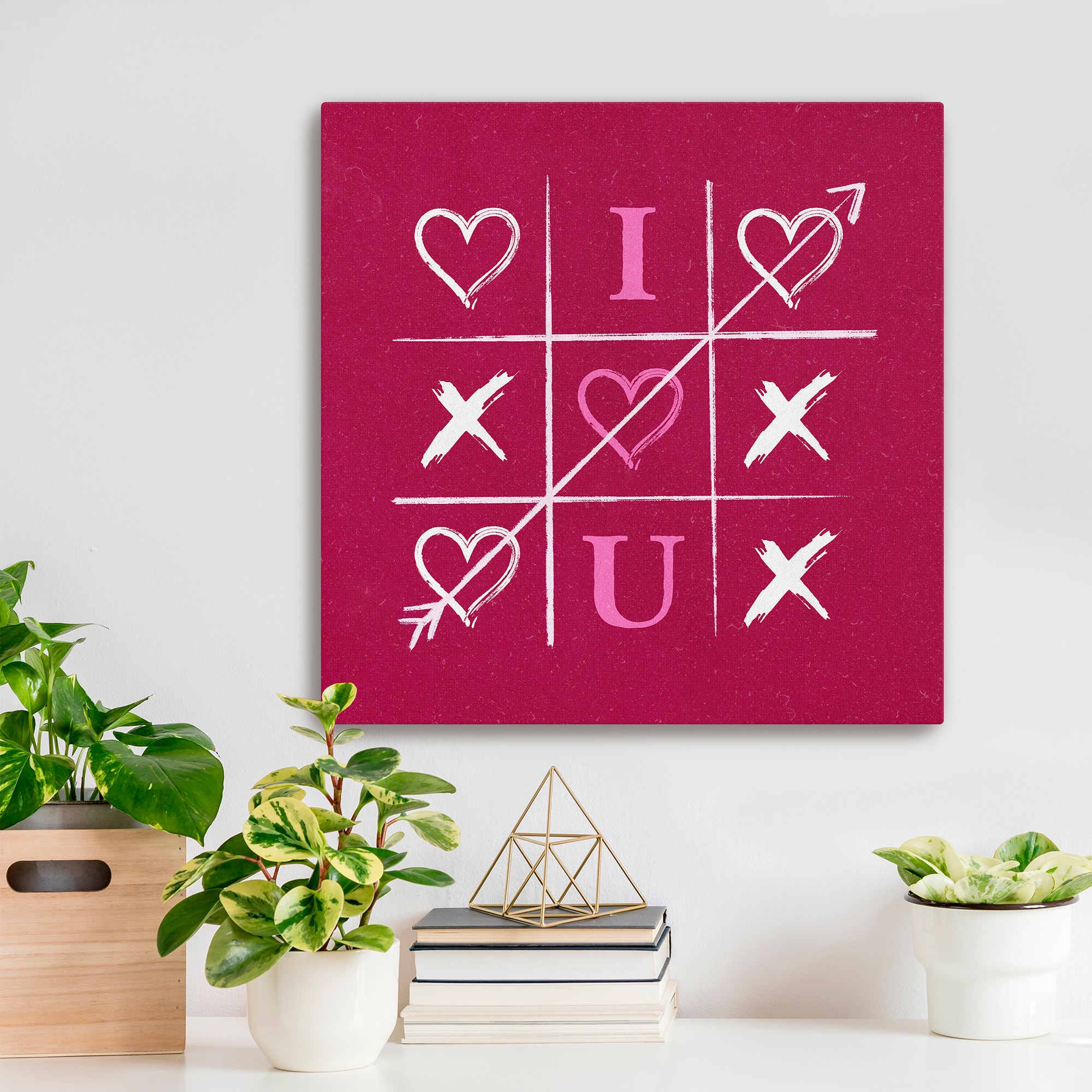 Heart and XO I Canvas Giclée Art