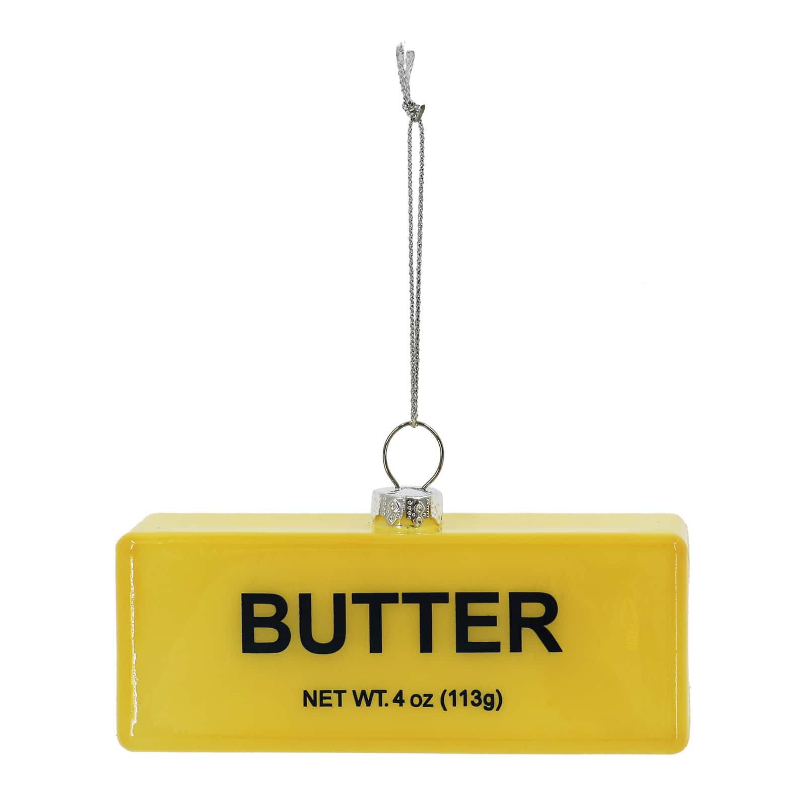 4" Yellow Butter Glass Ornament by Ashland®