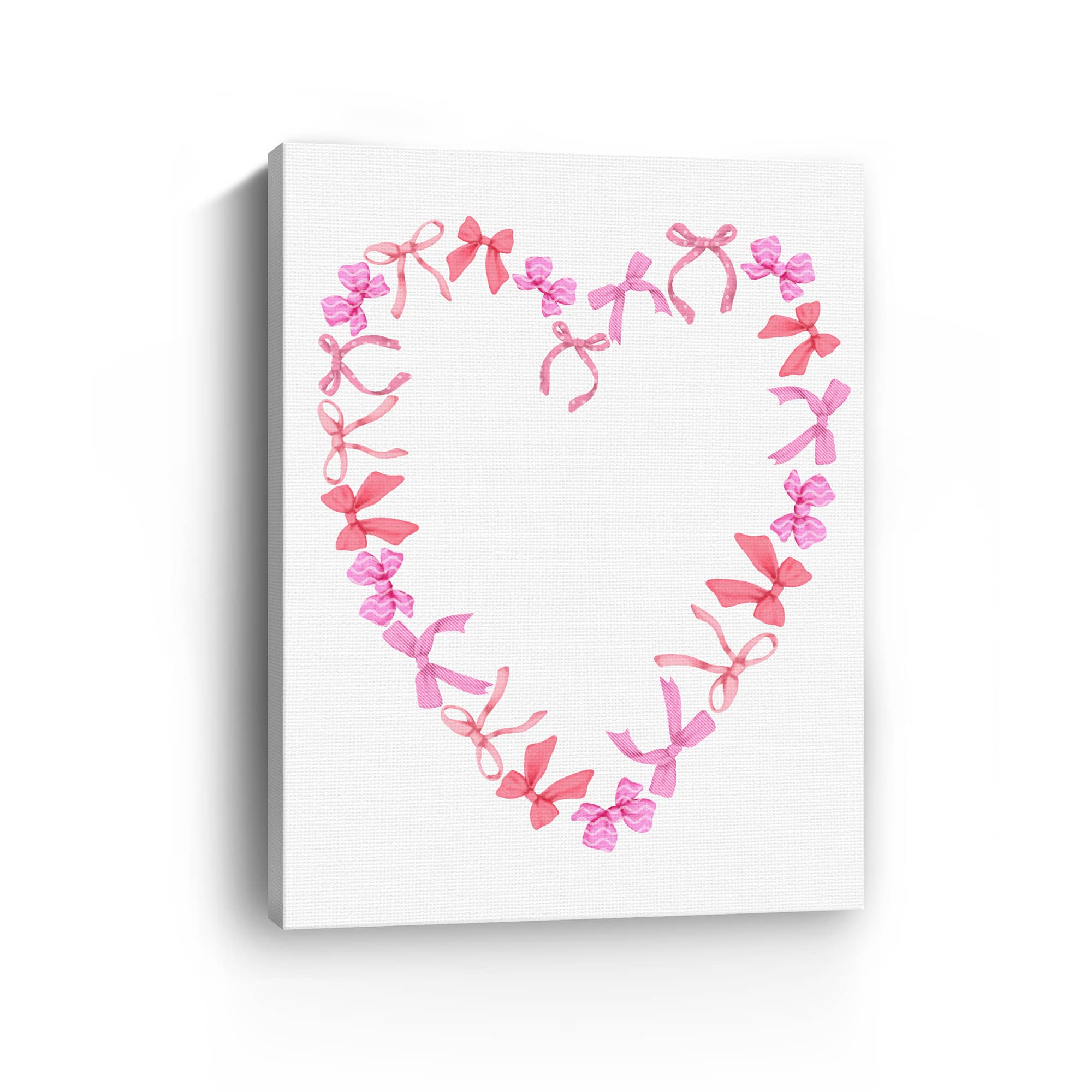 Heart Of Bows Canvas Giclée Art