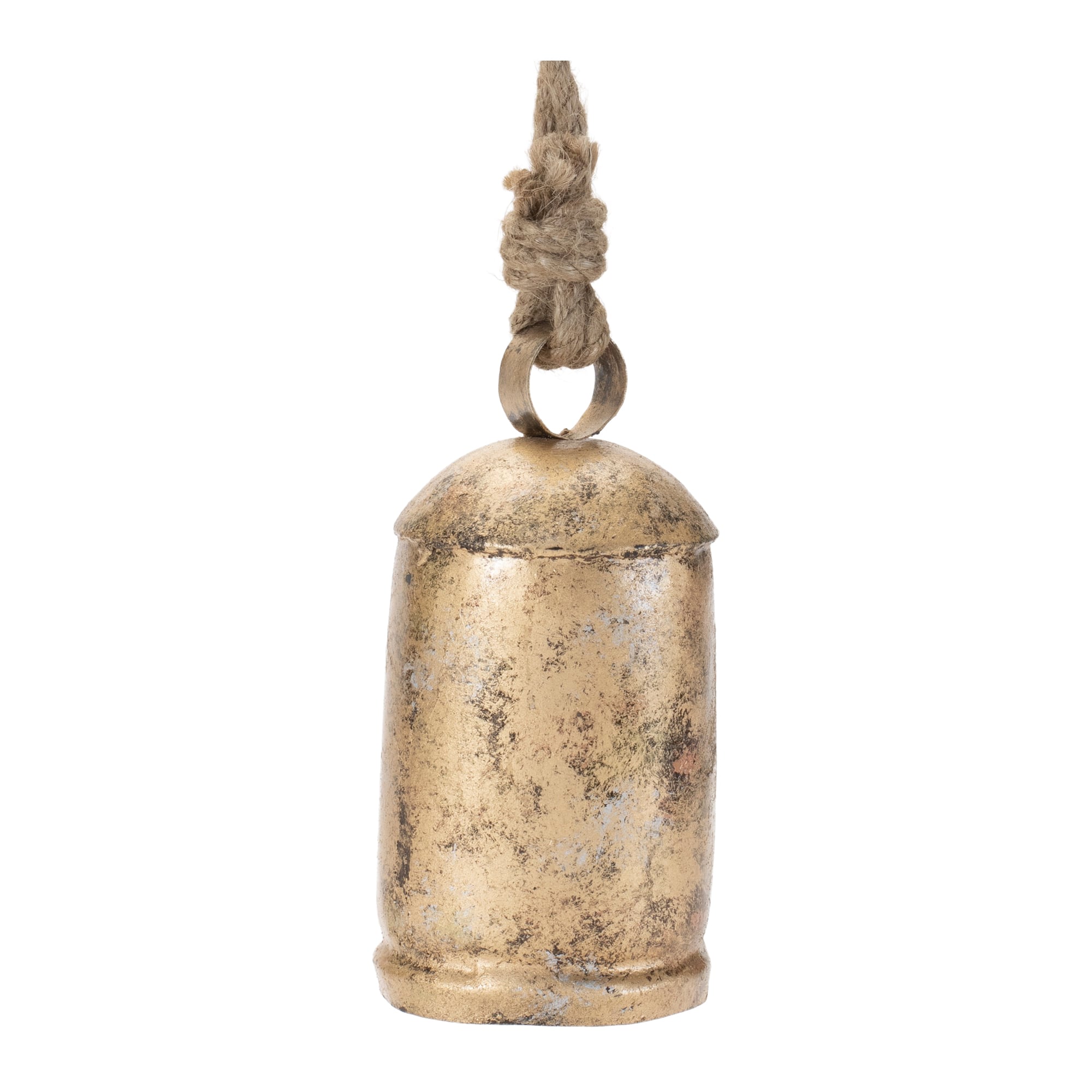 Melrose Distressed Metal Bell Ornaments Set