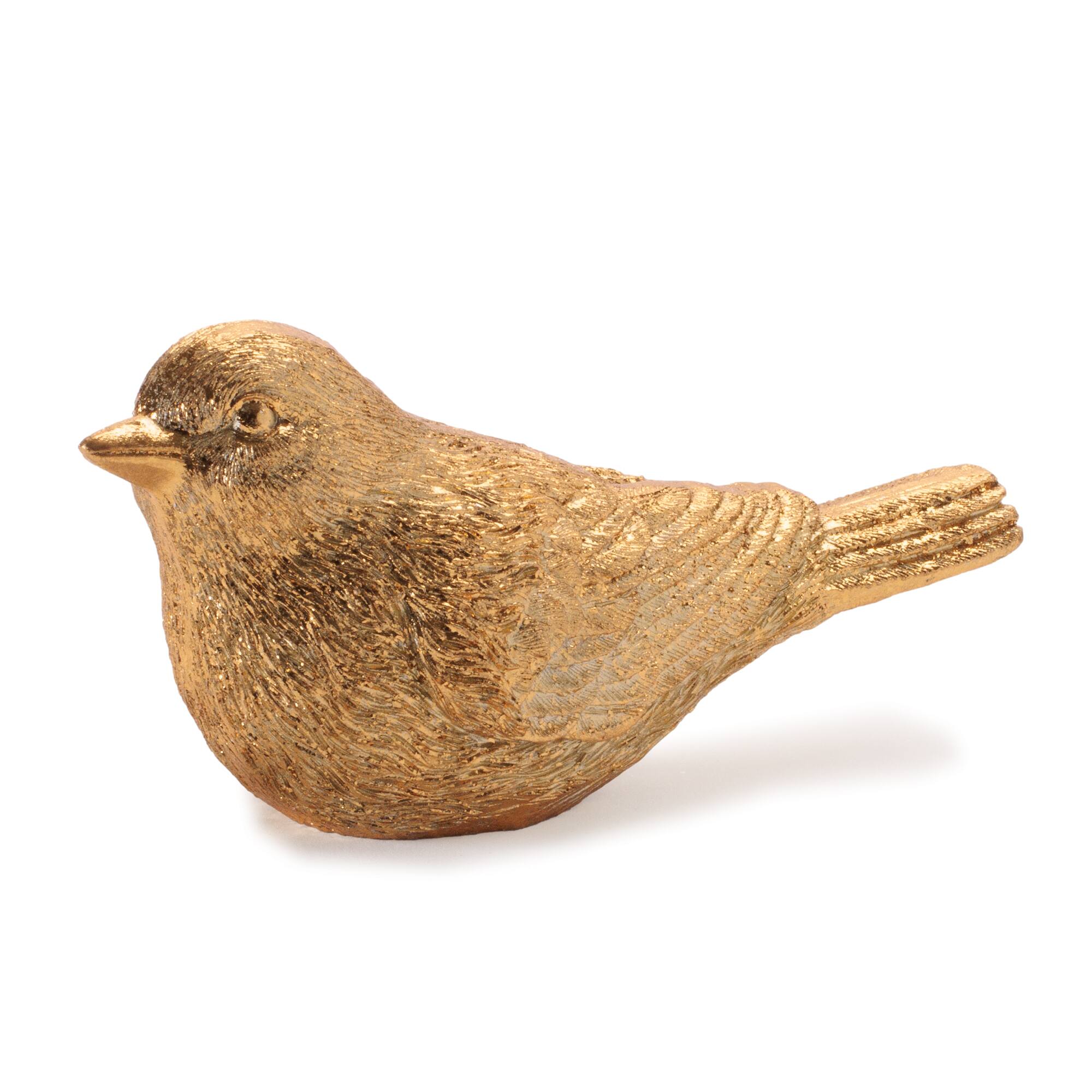 Melrose 4" Metallic Bird Figurine Set