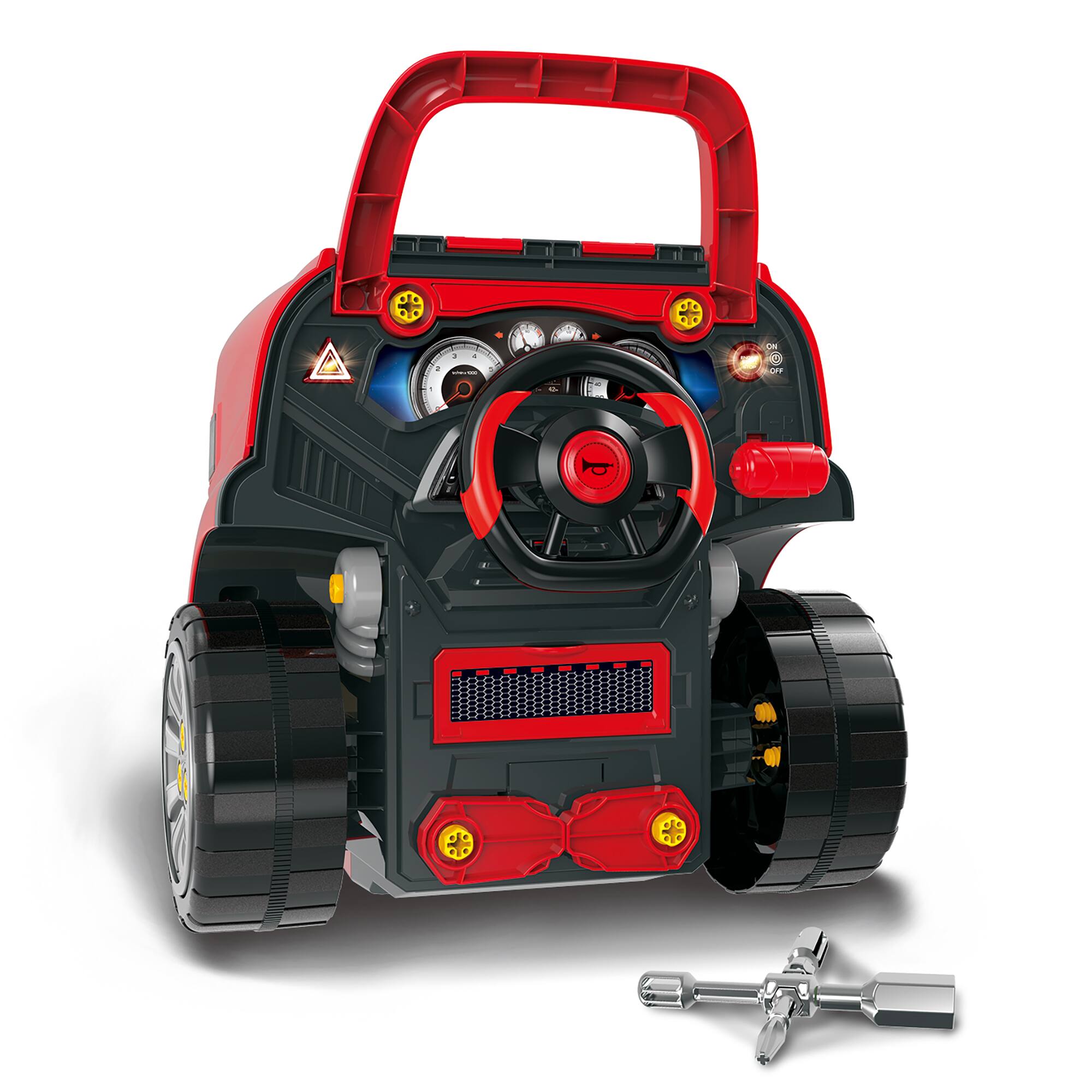 The Bubble Factory Red Truck Mechanic Engine Workshop