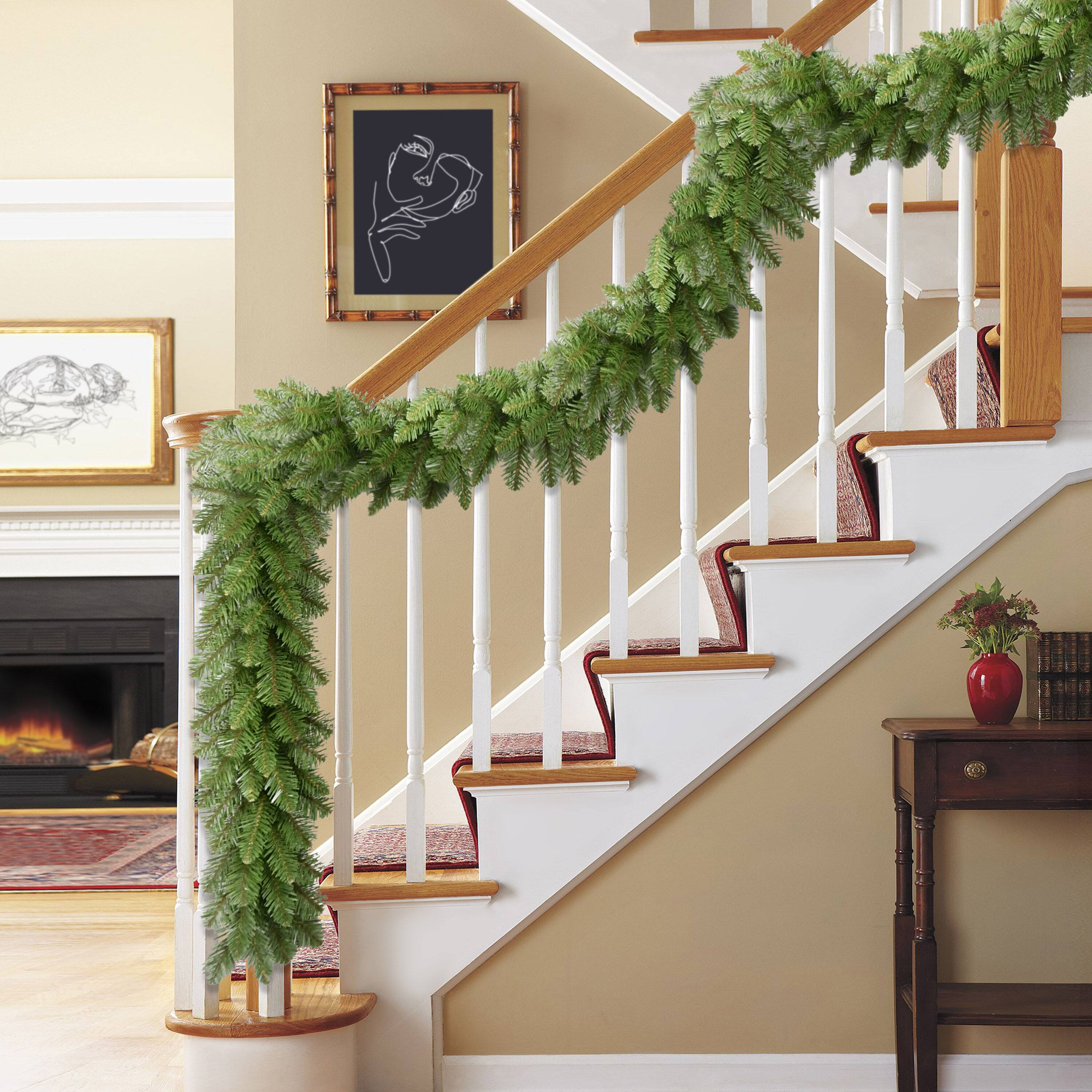 20ft. Unlit Artificial Berkshire Fir Garland