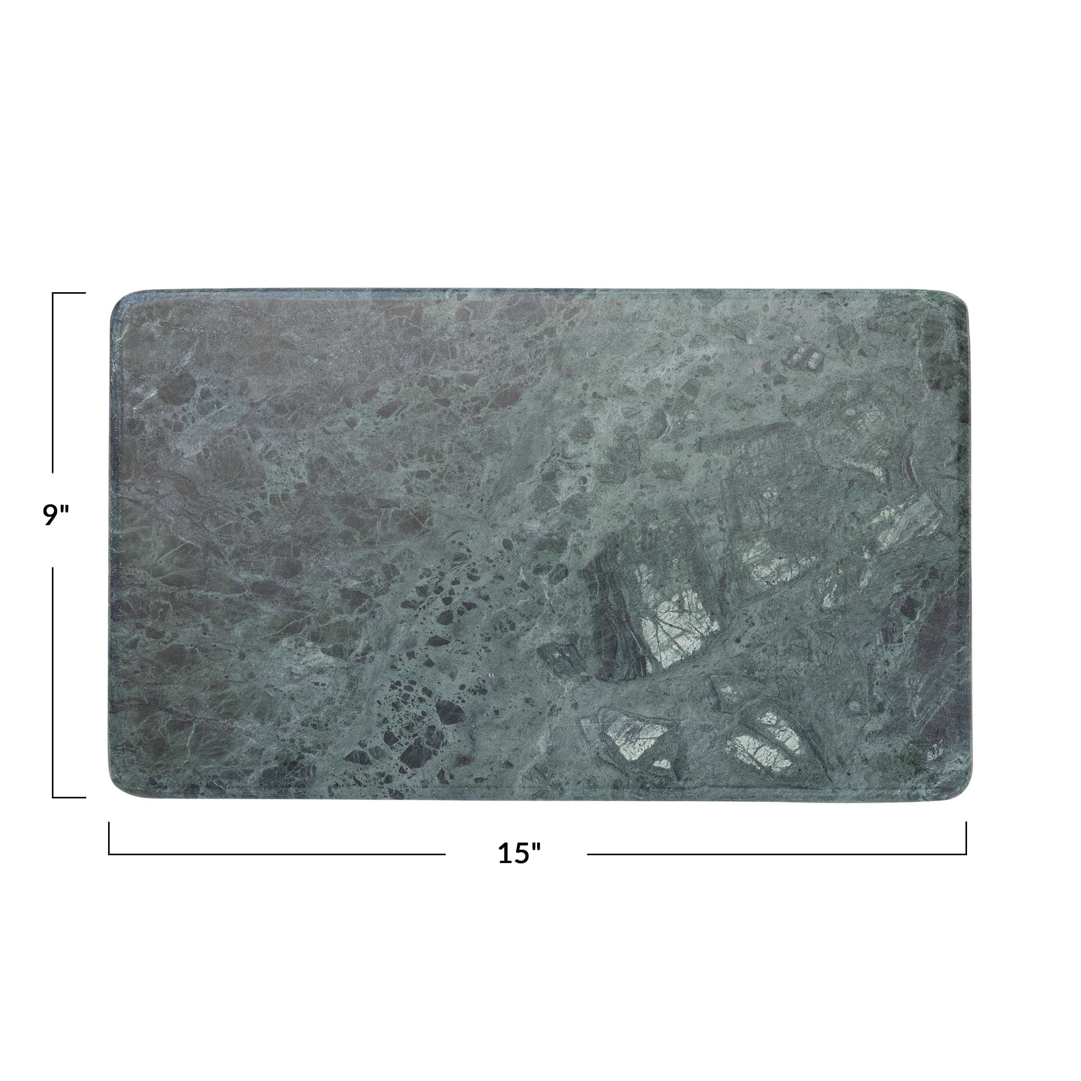 Hello Honey® 15" Green Marble Charcuterie or Cutting Board