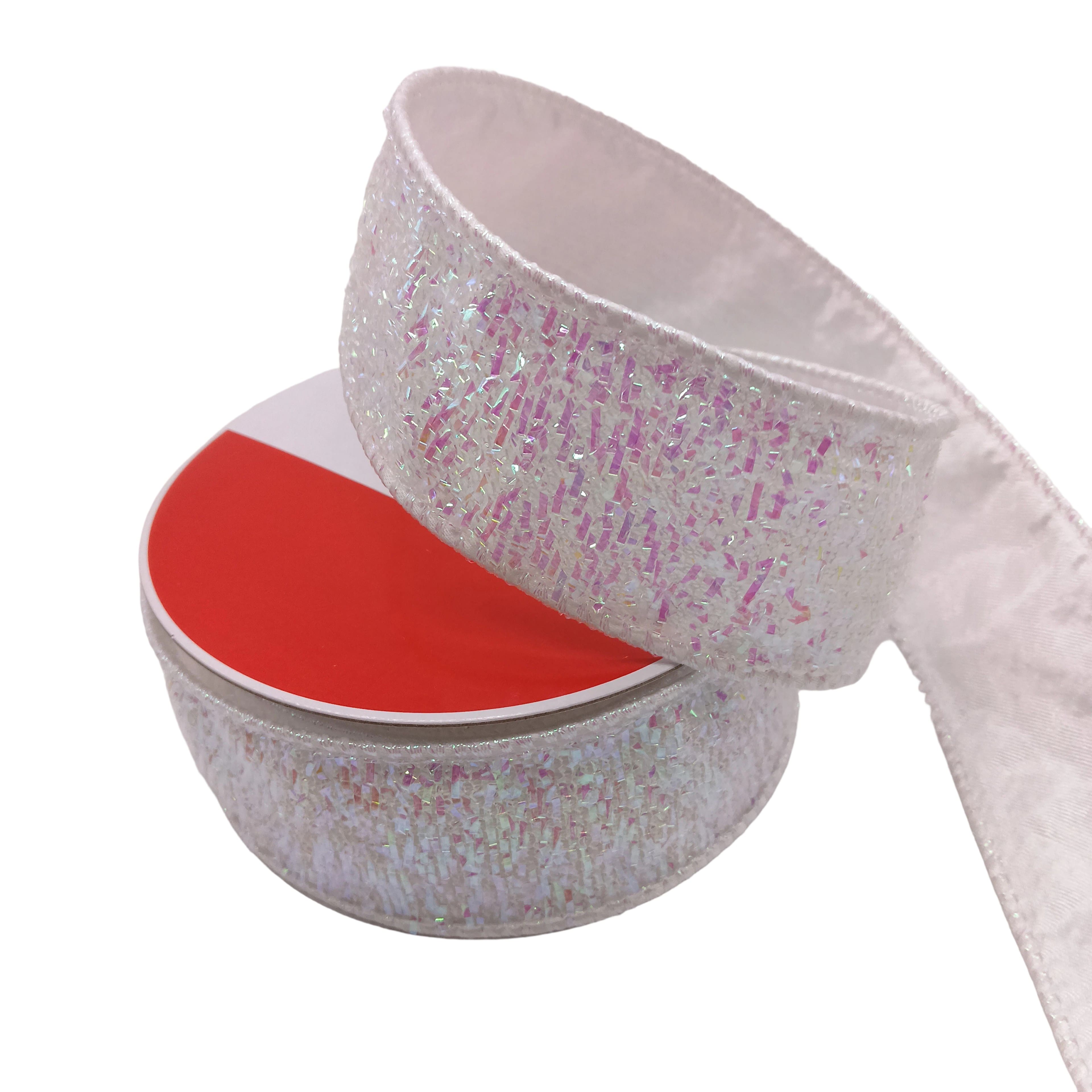 1.5" x 5yd. Iridescent Wired Tinsel Ribbon by Celebrate It®
