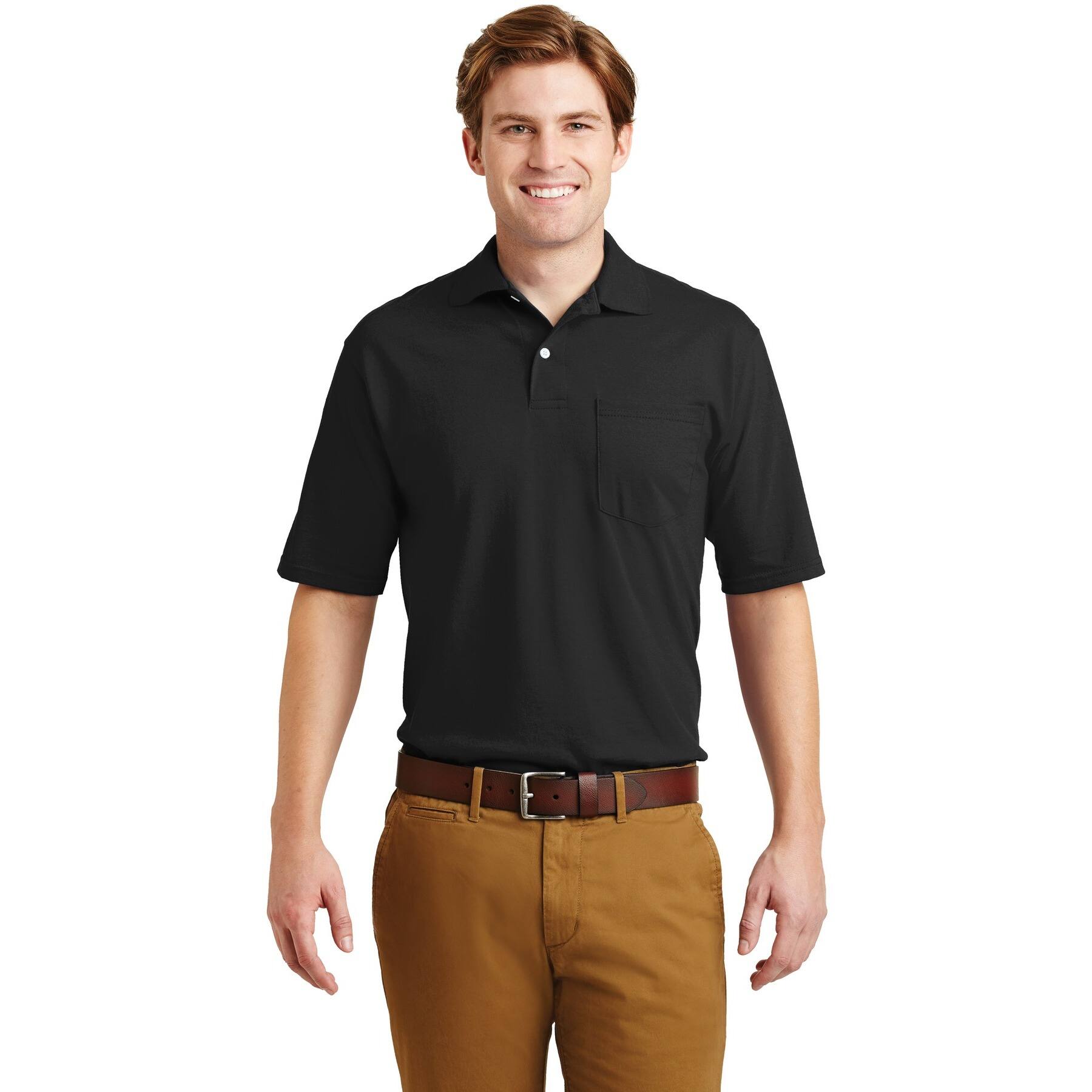 JERZEES® SpotShield™ Jersey Knit Sport Shirt with Pocket