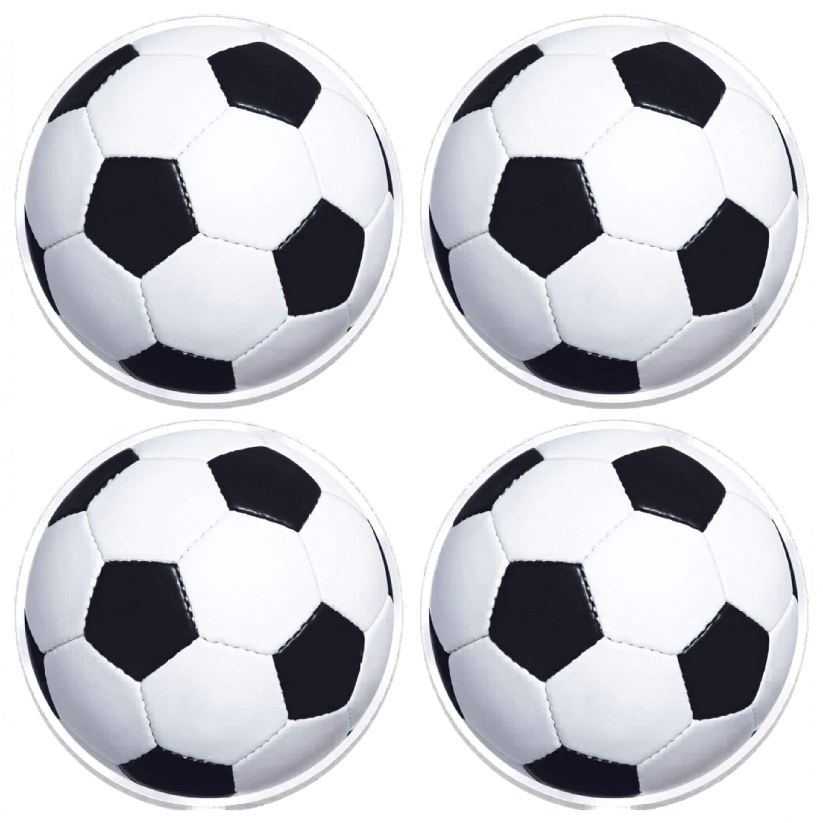 Beistle 13" Soccer Ball Plastic Placemats, 4ct.