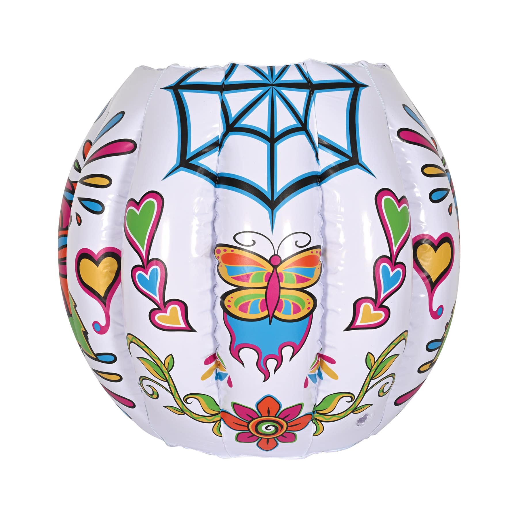 Beistle 22" x 15.5" Inflatable Day Of The Dead Sugar Skull Cooler