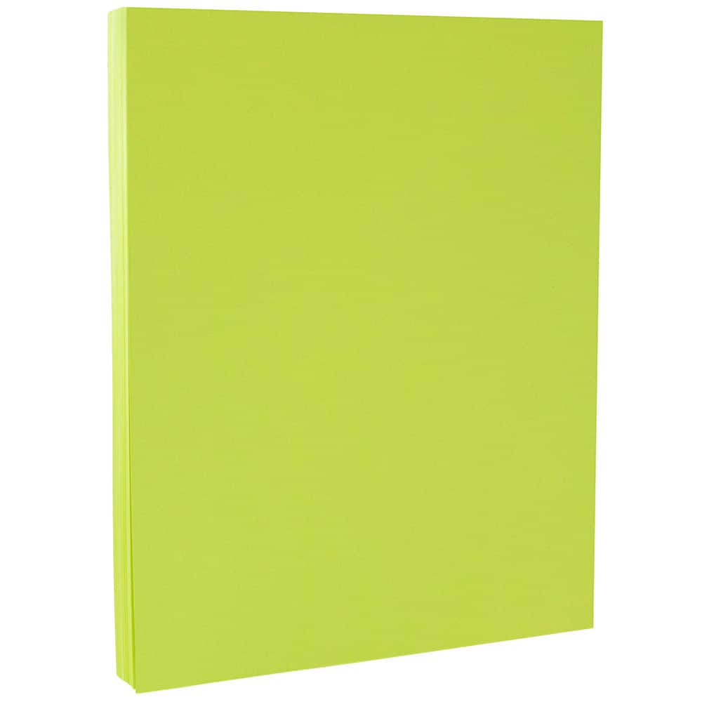JAM Paper Brite Hue 8.5" x 11" 65lb. Cover Cardstock Pack