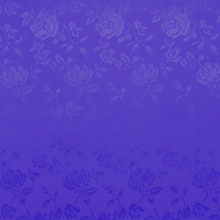 Royal Blue Jacquard Satin