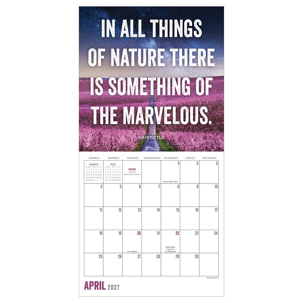 2027 Great Outdoors Mini Calendar