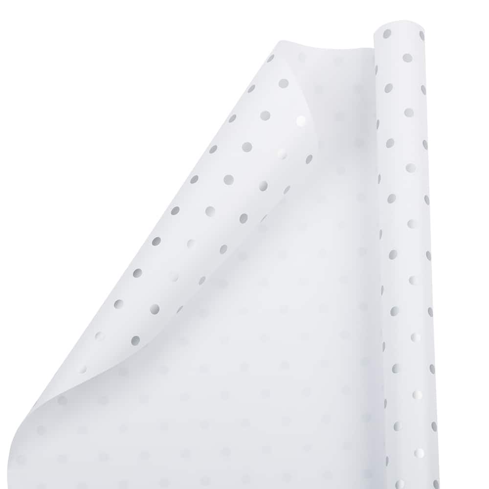 JAM Paper Polka Dot Gift Wrap