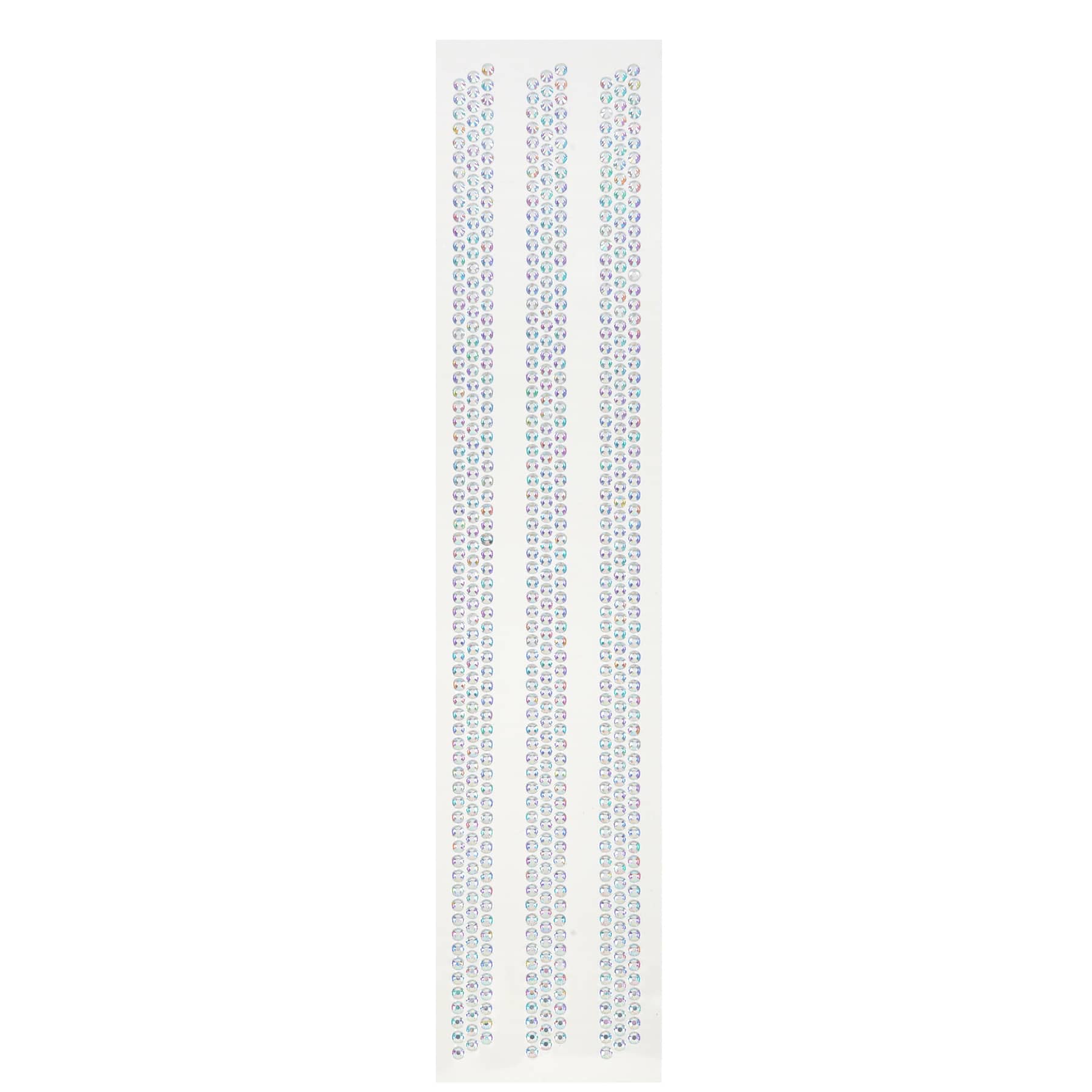 12 Packs: 3 ct. (36 total) Iridescent Clear Rhinestone Borders by Recollections™