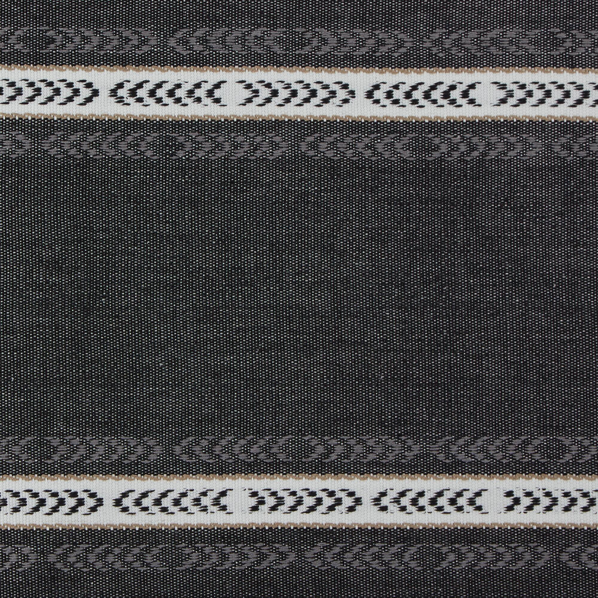 DII® 108" Dobby Striped Fringe Ribbed Table Runner