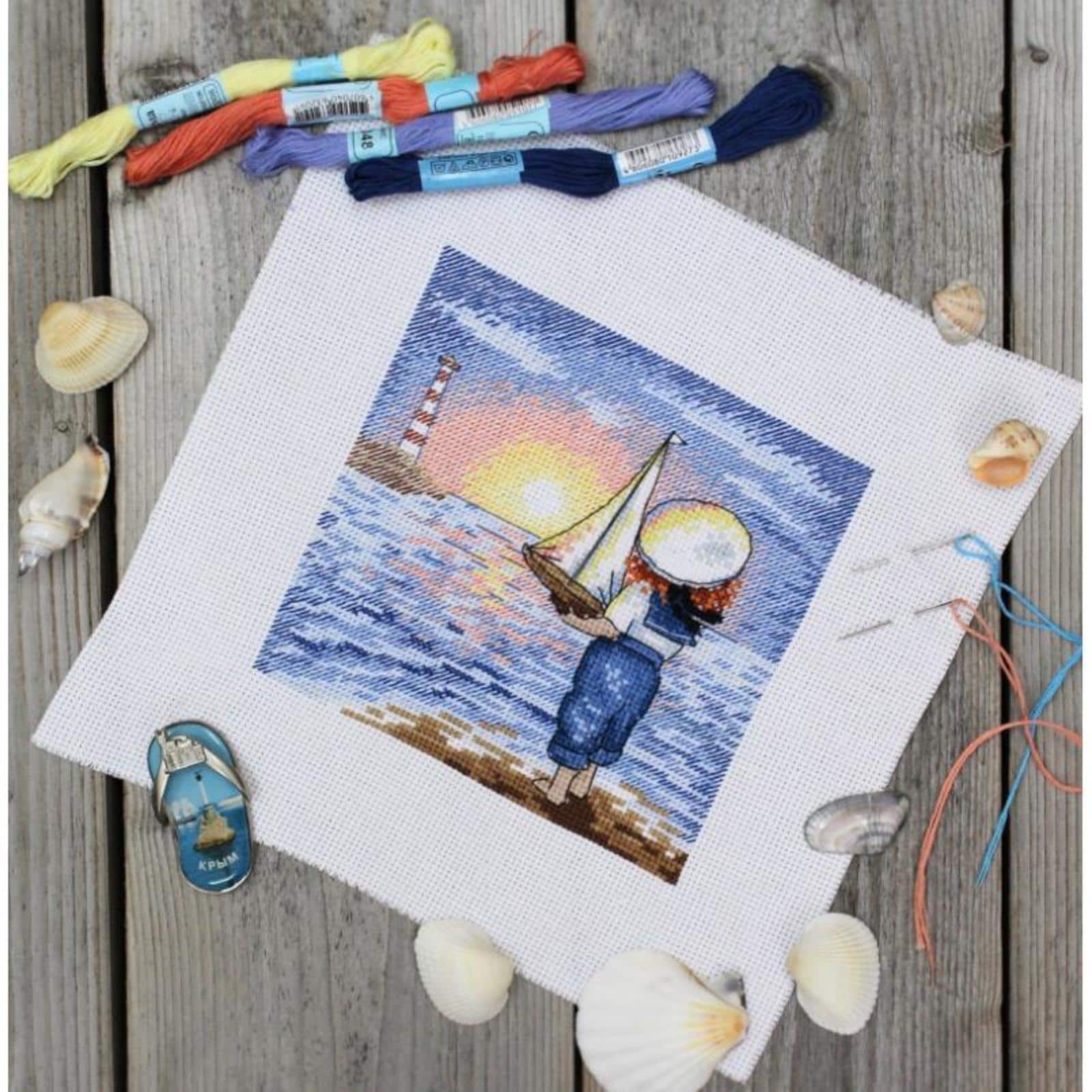 MP Studia A Long Journey Cross Stitch Kit Cross Stitch Kit