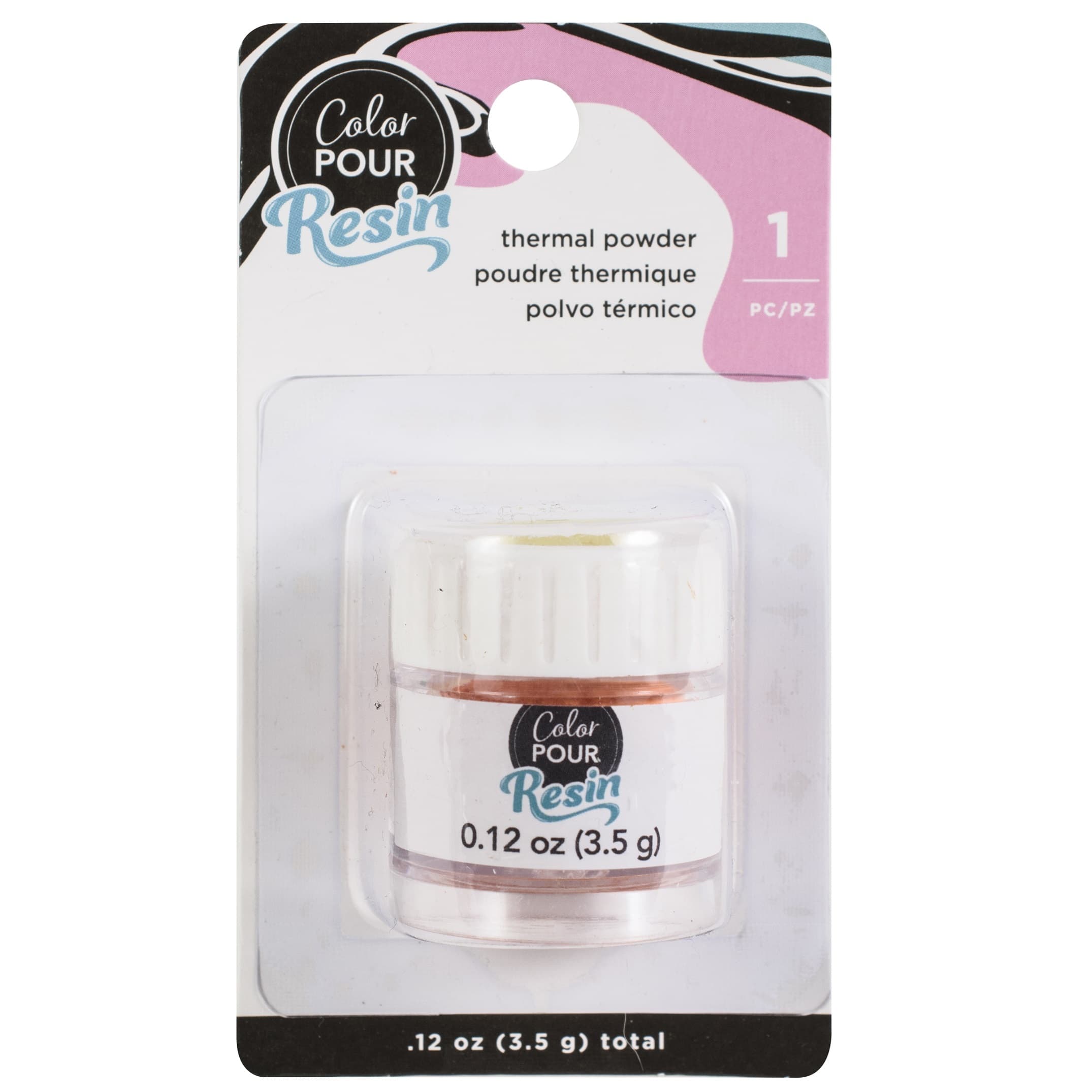 Color Pour 0.12oz. Orange to Yellow Thermal Powder