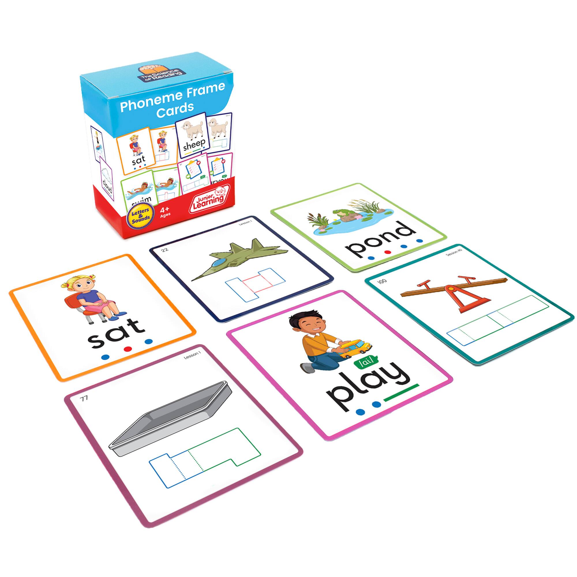 Junior Learning® Phoneme Frame Flashcards: The Science of Reading Supplementary Resources