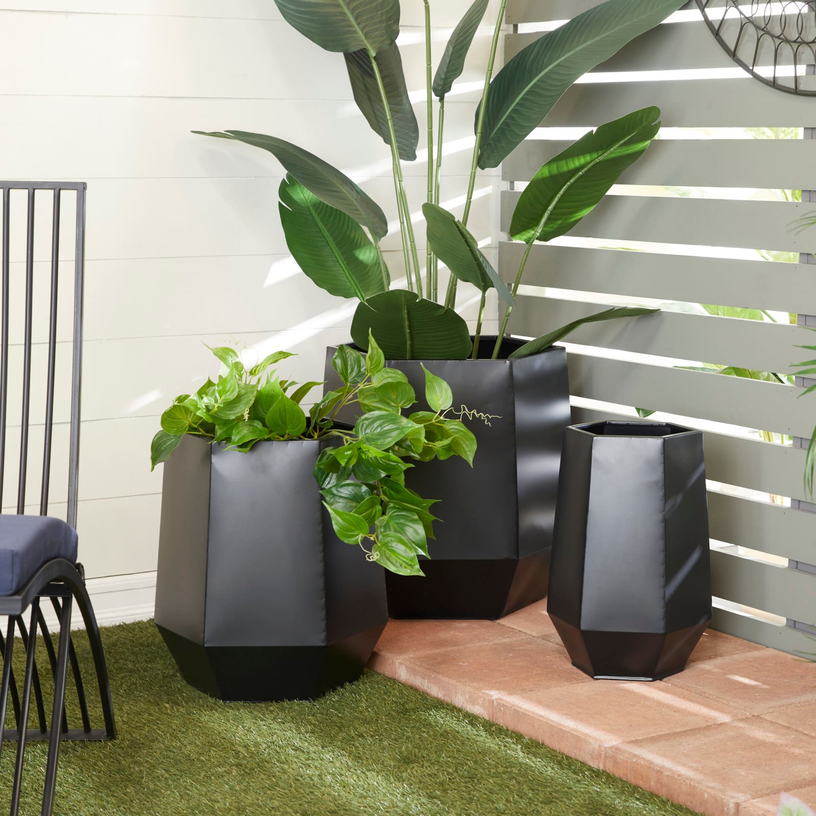 Modern Planter, Set of 3" 20", 16