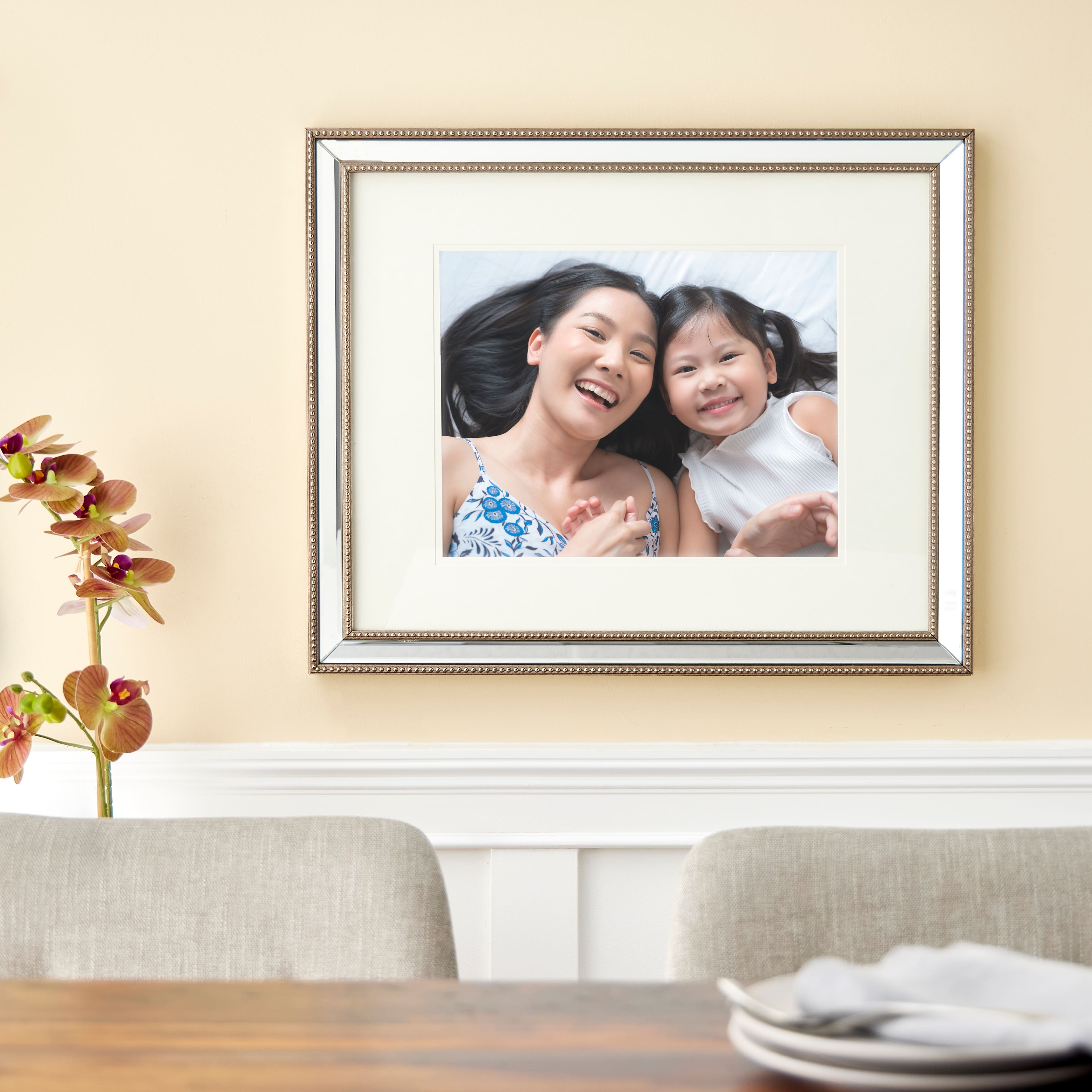 Home Mirrored Frame with Mat by Studio Décor®