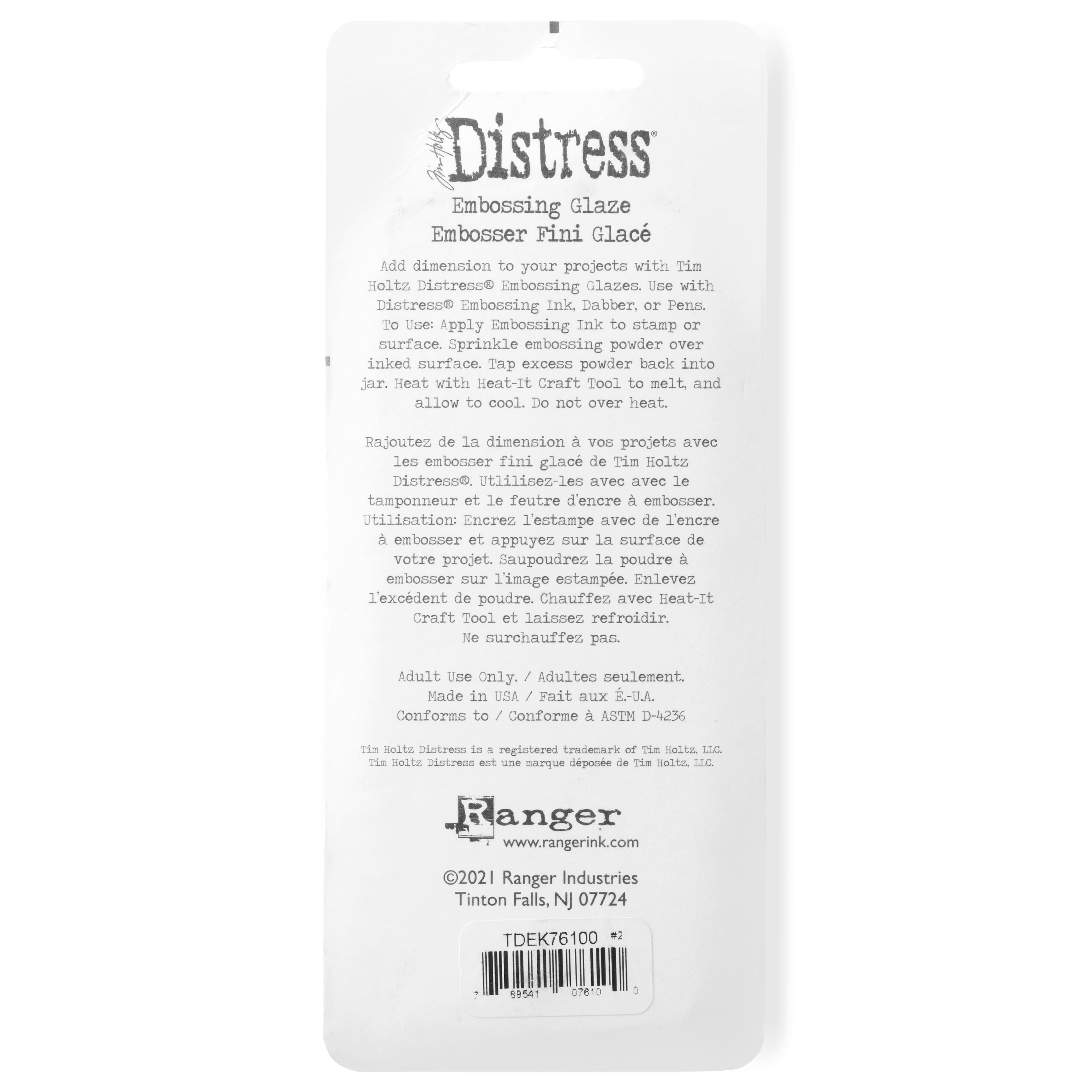 6 Packs: 3ct. (18 total) Tim Holtz Distress® #2 Embossing Glaze Set