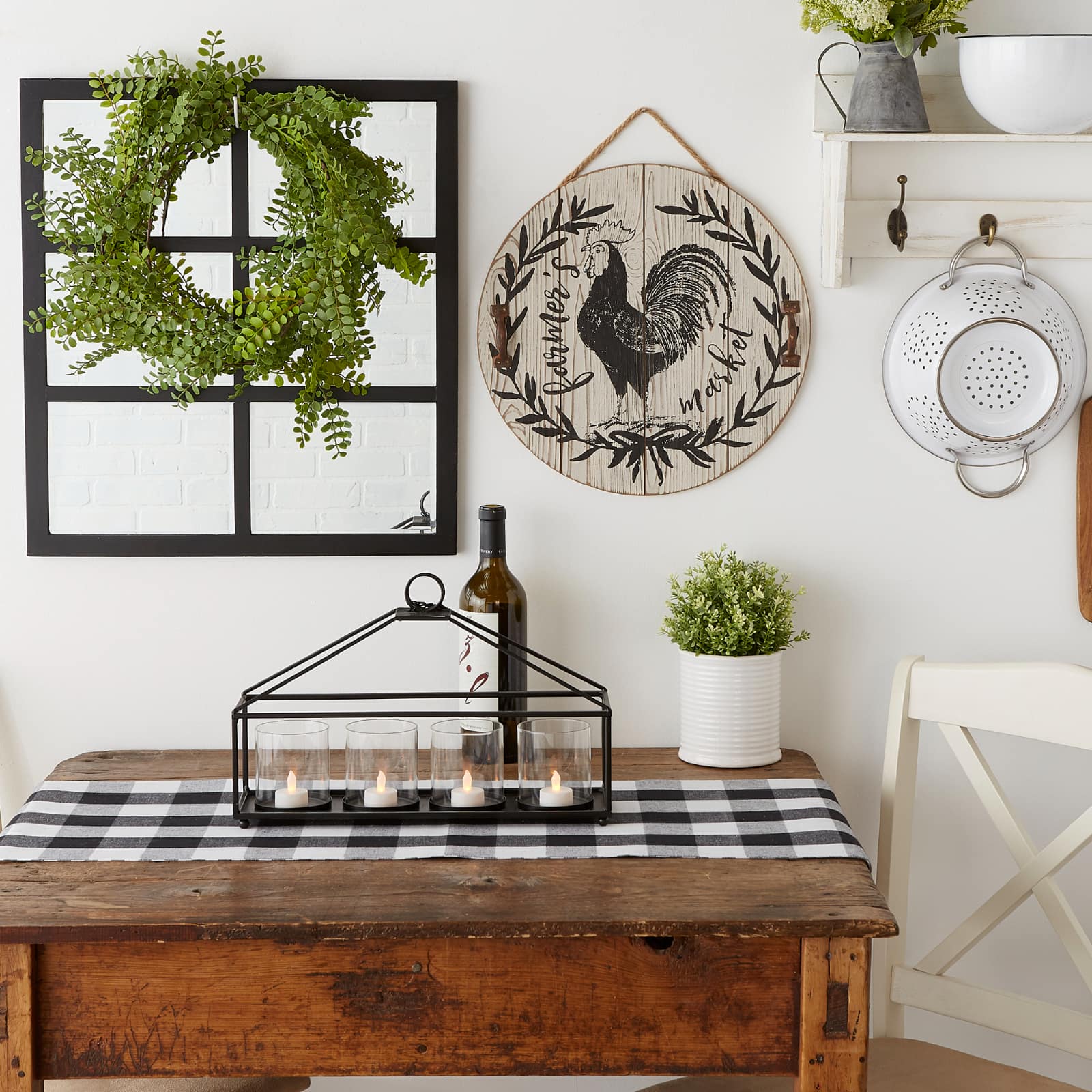 Rooster Farmers Market Farmhouse Sign