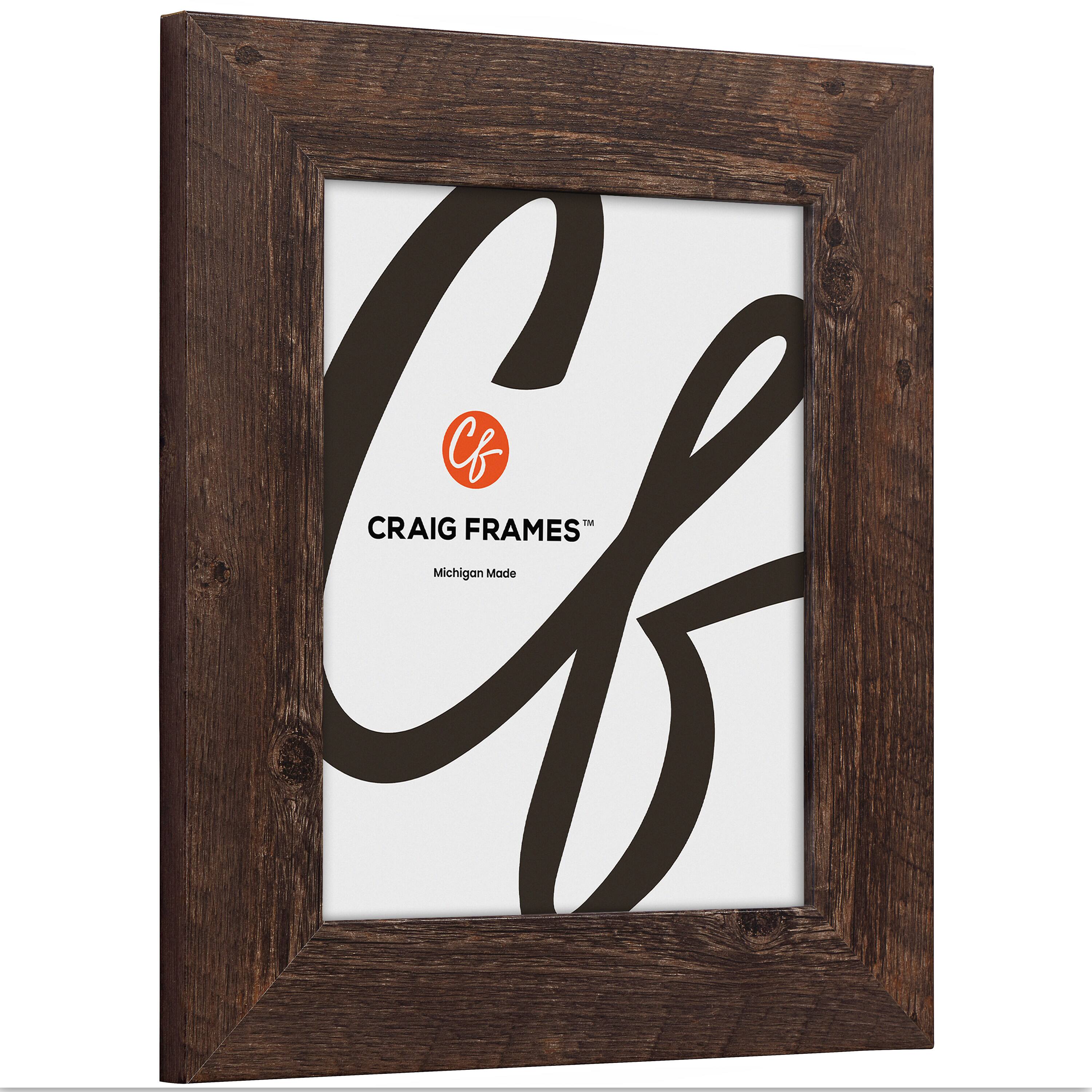 4 Pack Craig Frames American Barn Brown Oak Picture Frame