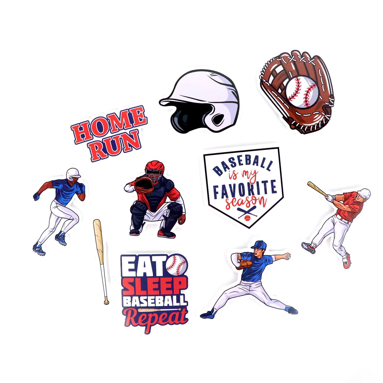 Baseball Vinyl Die Cut Stickers by Recollections™