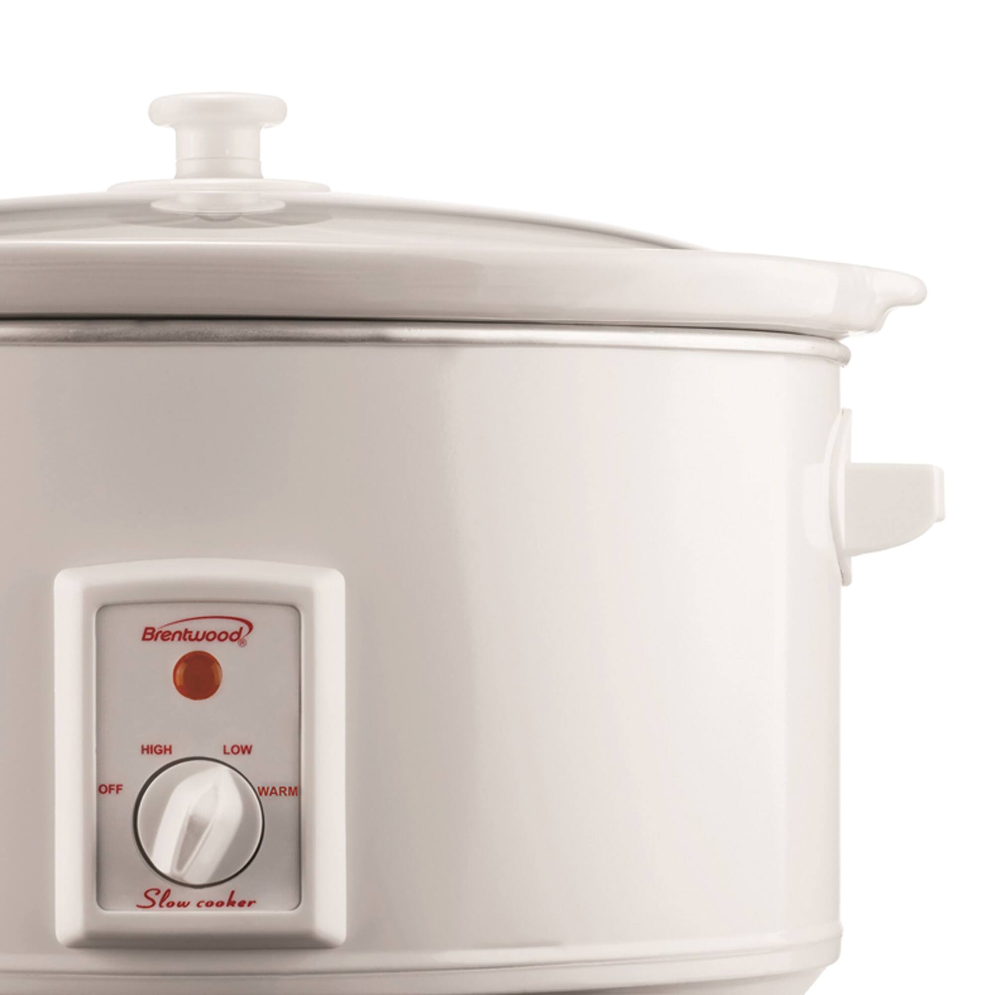 Brentwood 8qt. White Slow Cooker