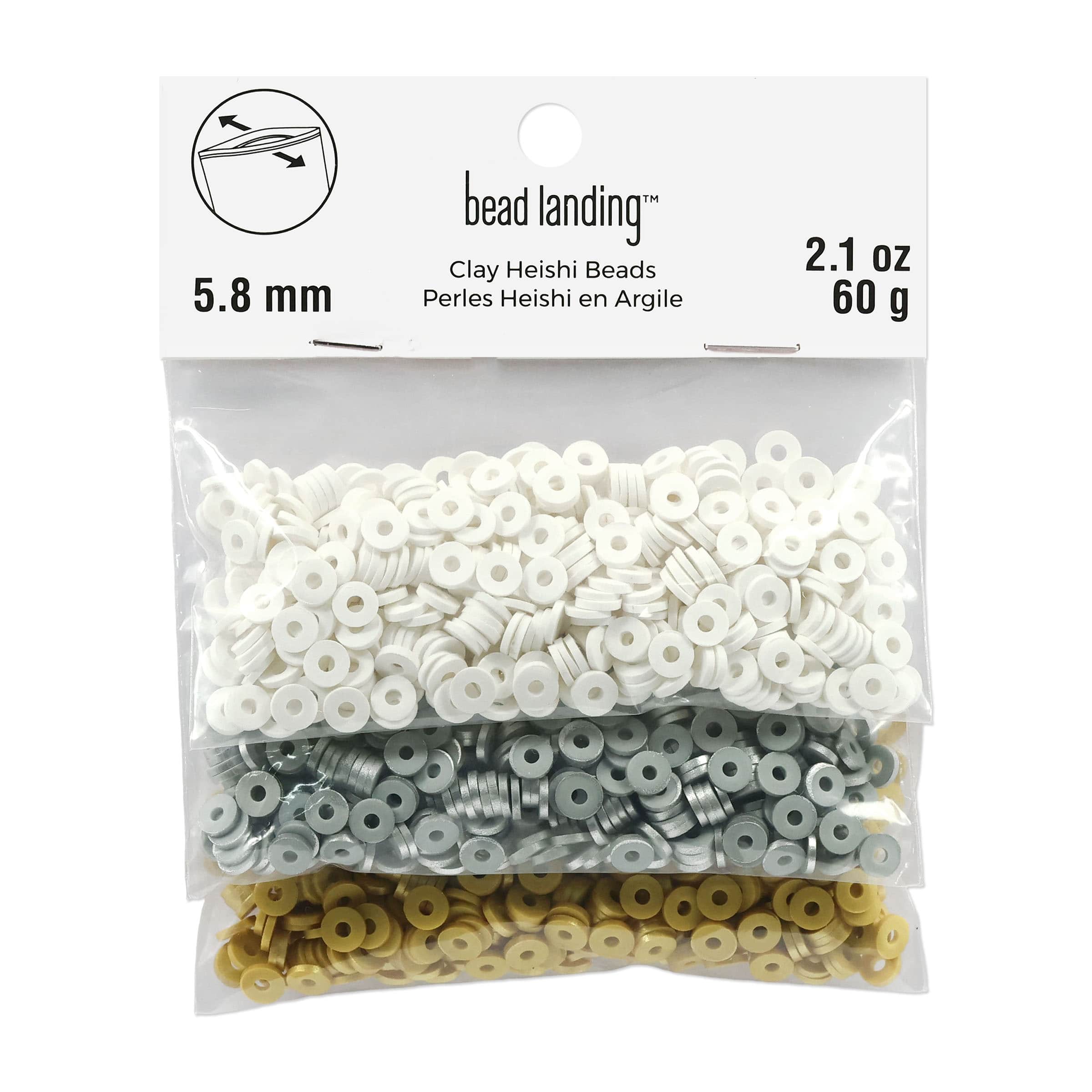 5.8mm Clay Heishi Bead Mix by Bead Landing™