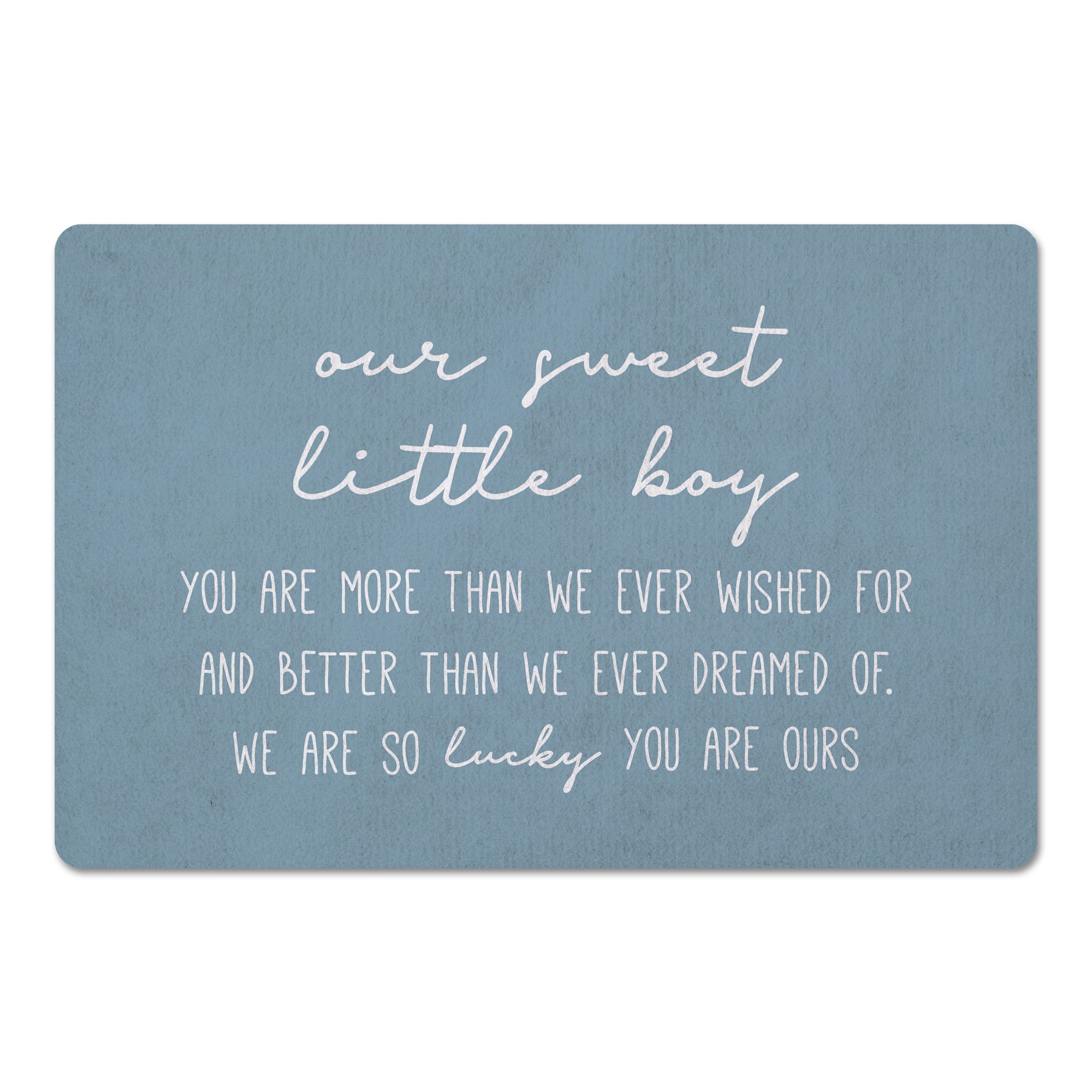 Our Sweet Little Boy 27" x 18" Floor Mat