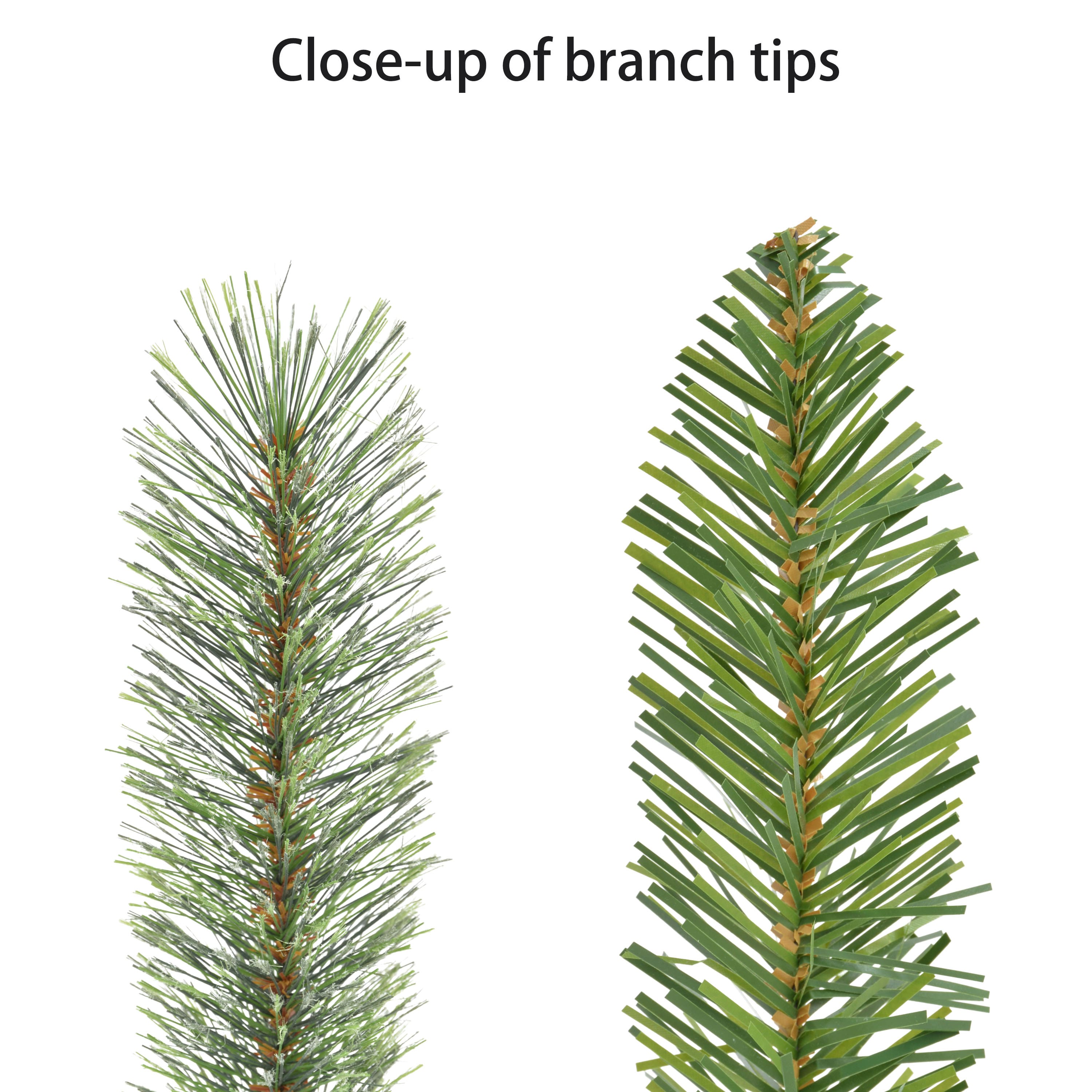 3.5ft. Pre-Lit Cashmere Potted Artificial Christmas Trees with Berries, 2ct.
