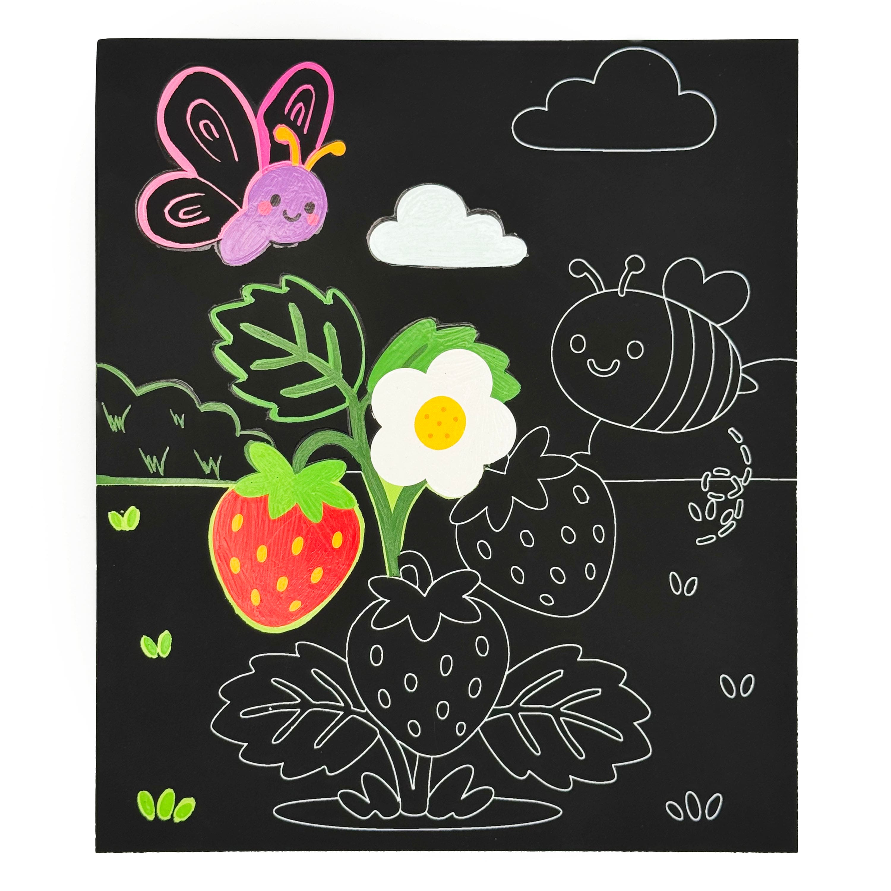 Little Yellow Bicycle® Spring Scratch Art Kit