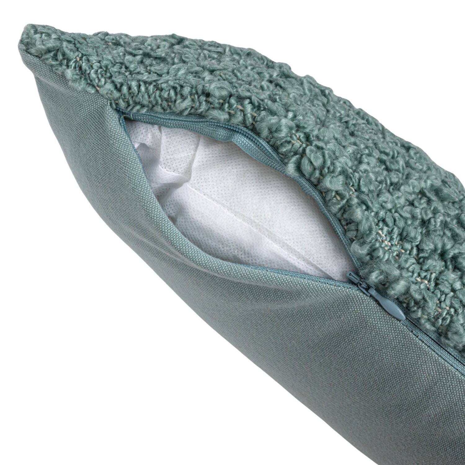 Hello Honey® 28" x 12" Dusty Blow Hand-Woven Fabric Indoor & Outdoor Lumbar Pillow