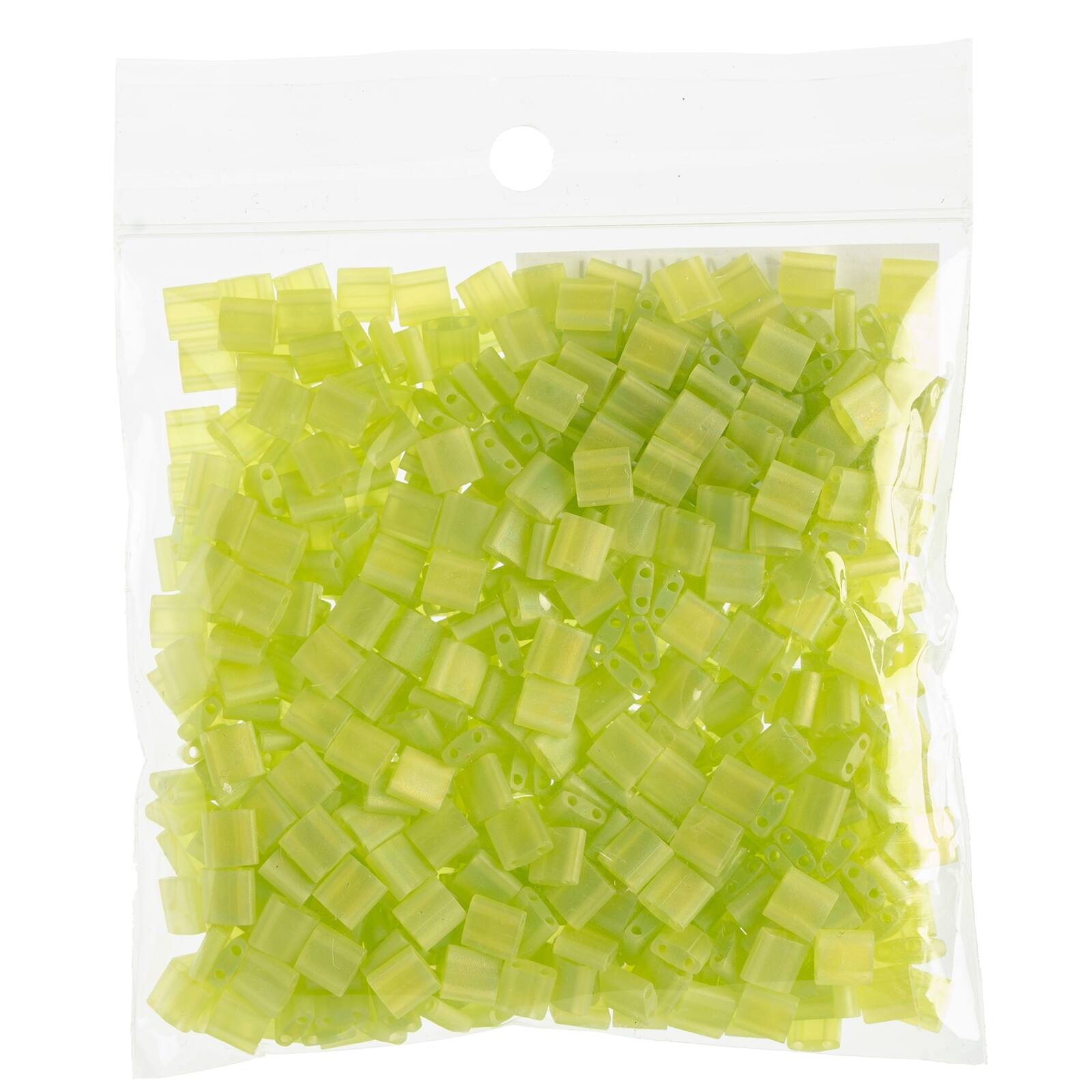 Miyuki® TILA® 5mm Transparent AB Matte Glass Beads