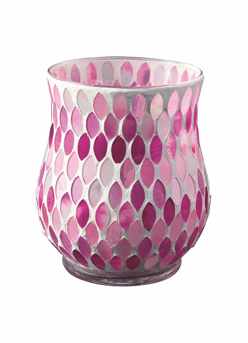 4.75" Pink Glass Vase Mosaic Kit by Make Market®