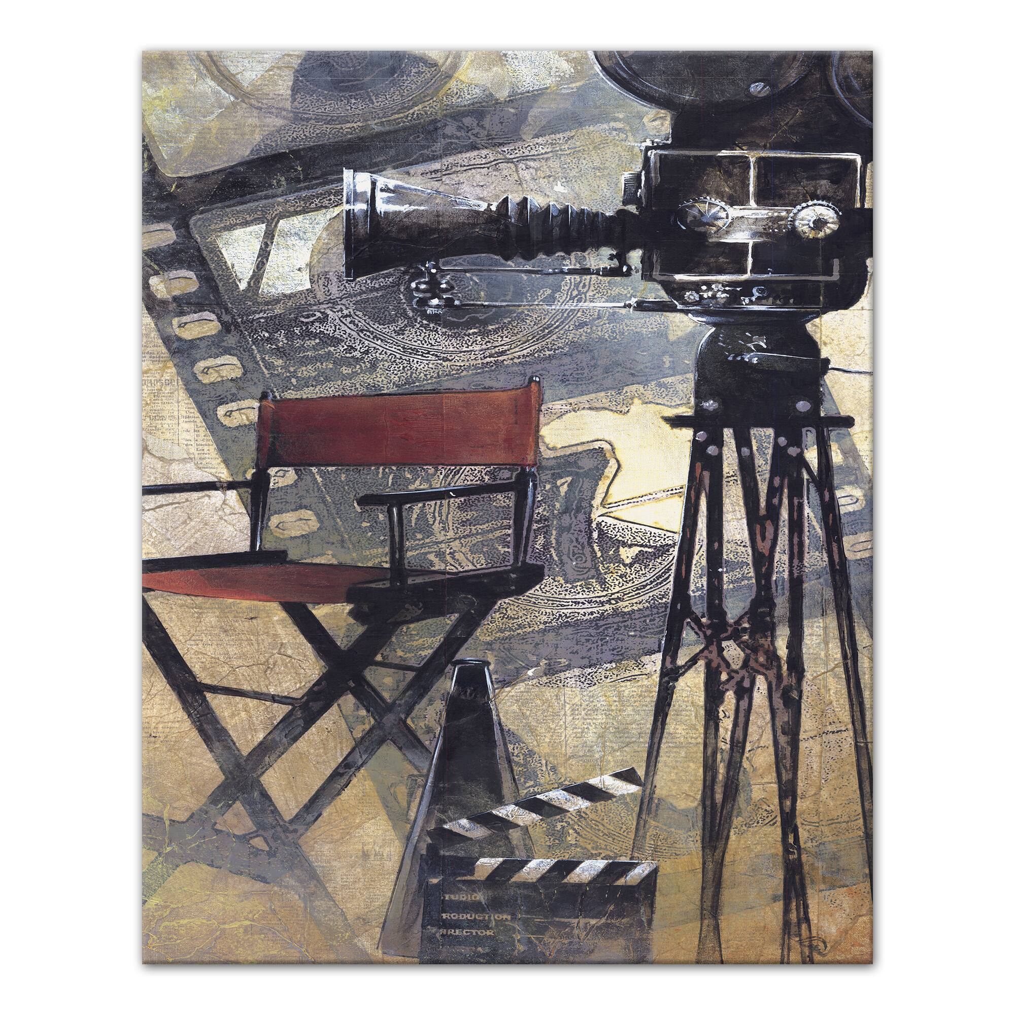 Camera In Production 16" x 20" Canvas Wall Art