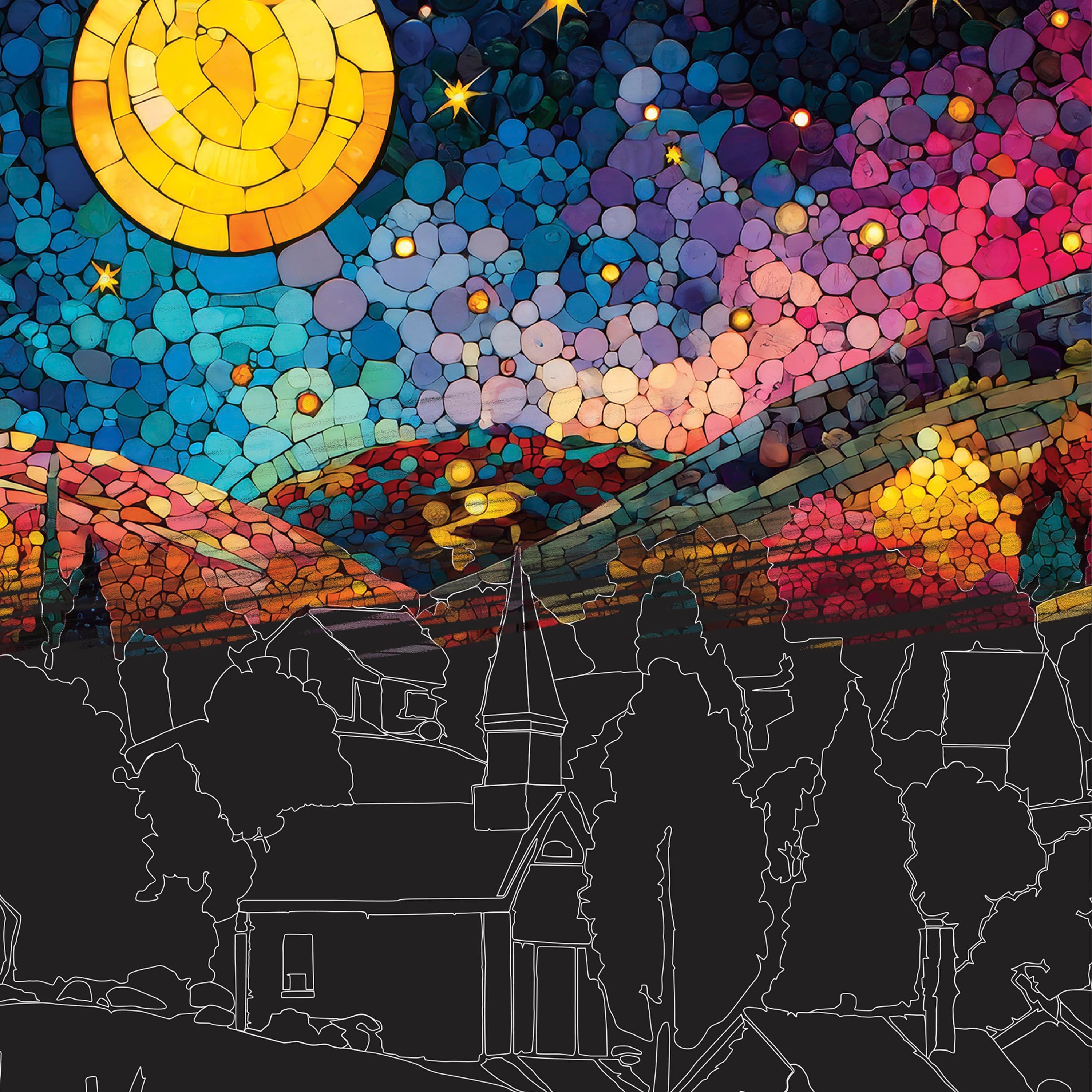 Brea Reese® 9" x 12" Autumn Mosaic Scratch Art Paper Pad