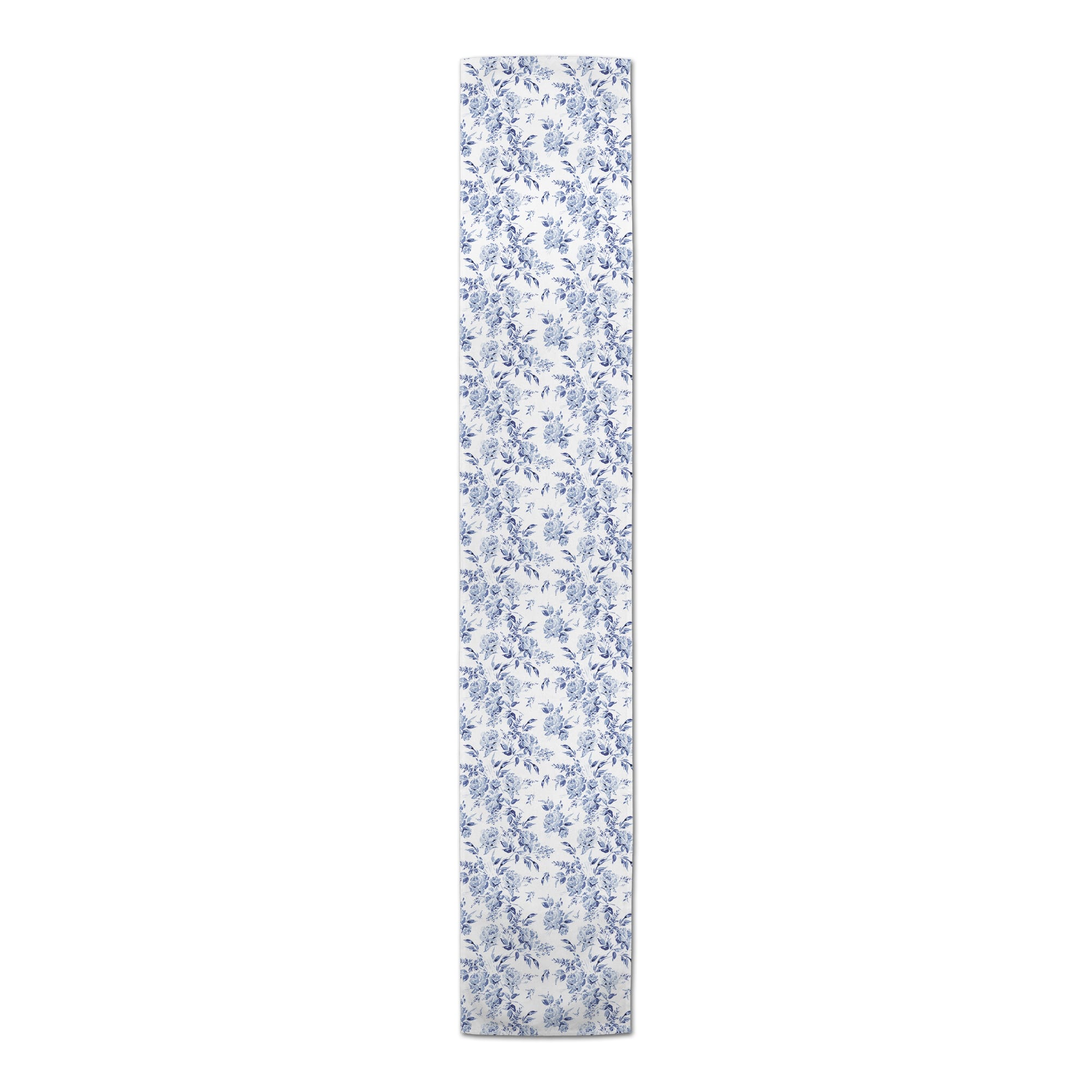Chinoiserie Blues Outdoor Table Runner