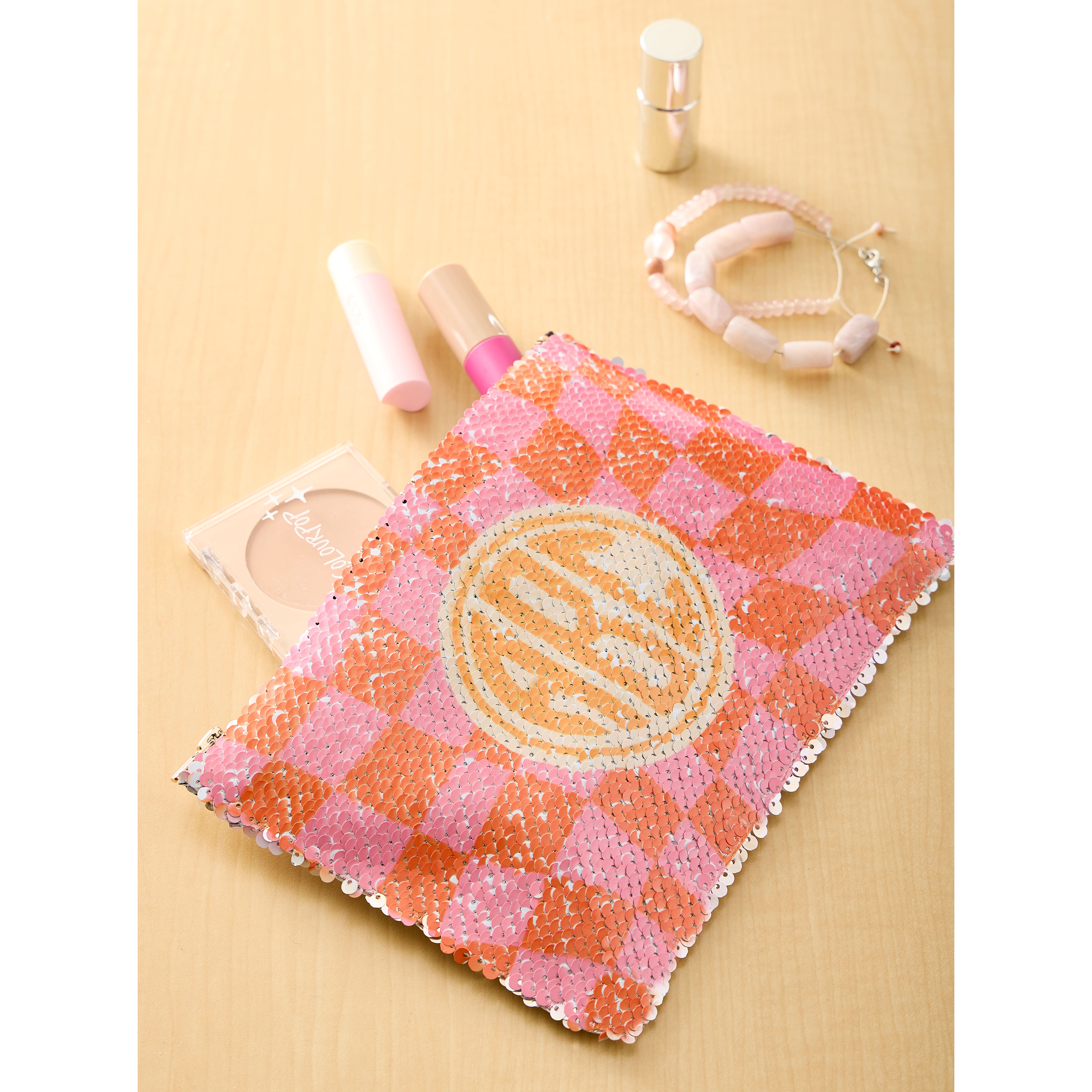 12 Pack: 9" x 6" Flip Sequin Sublimation Zipper Pouch by Make Market®