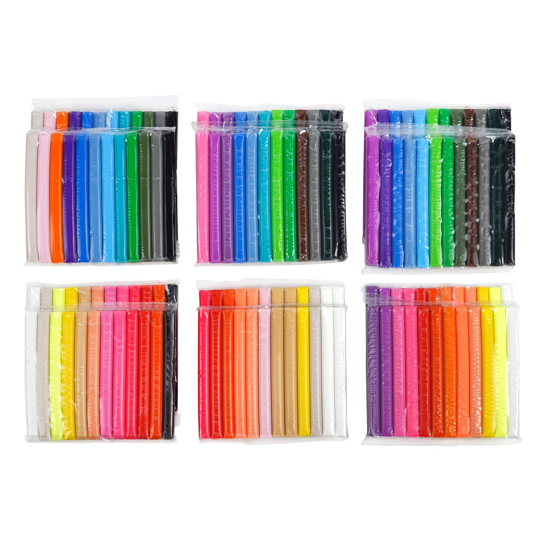 6 Packs: 144 ct. (864 total) Modeling Clay by Craft Smart®