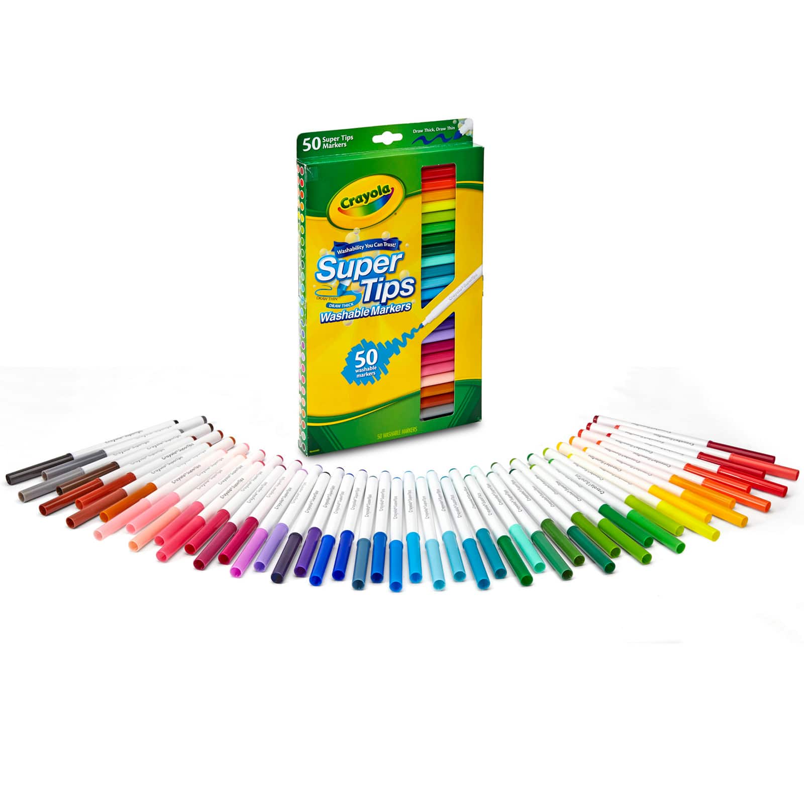 Crayola® Super Tips with Silly Scents Washable Markers, 2 Packs of 50